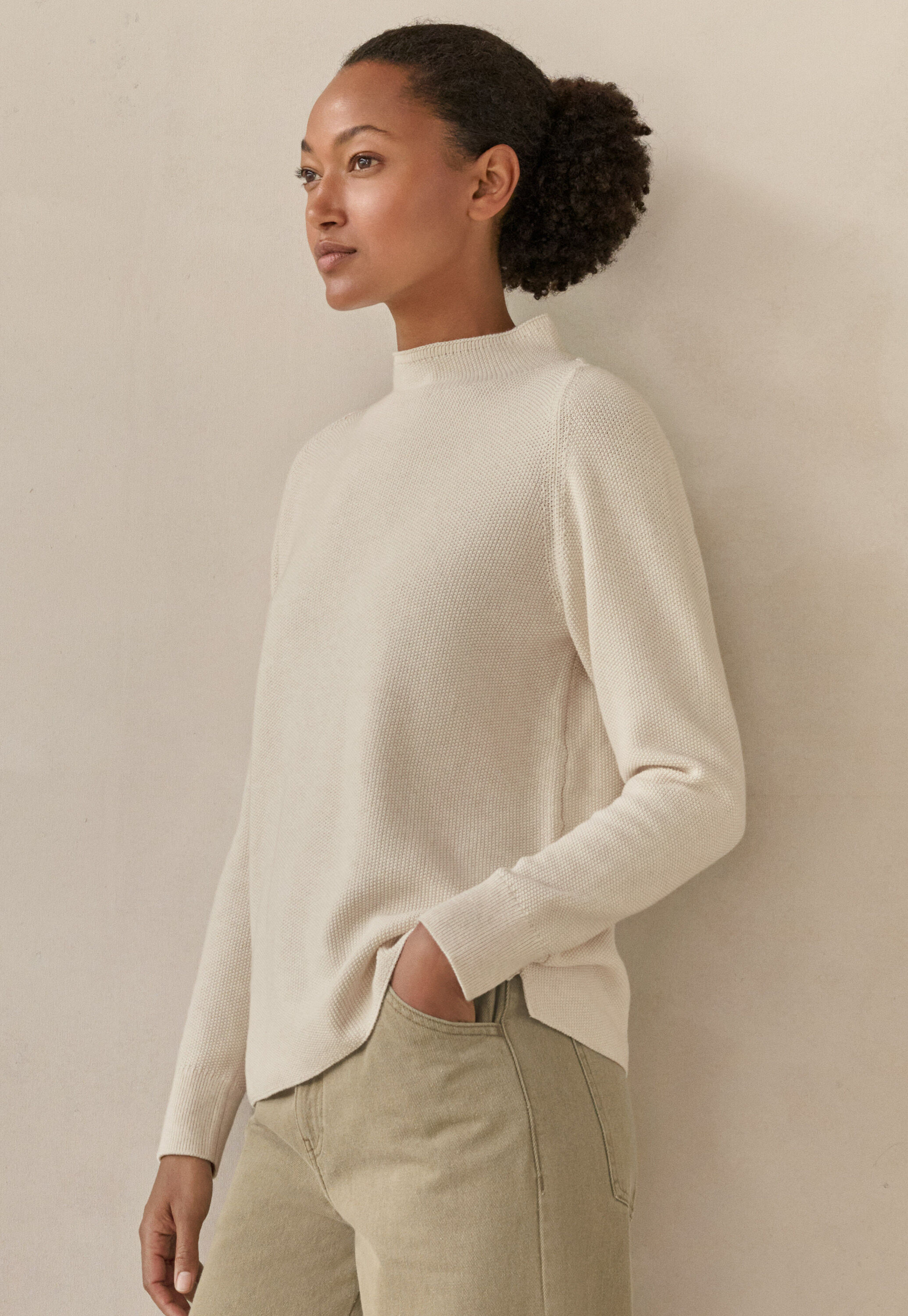 Peplum-detail dress