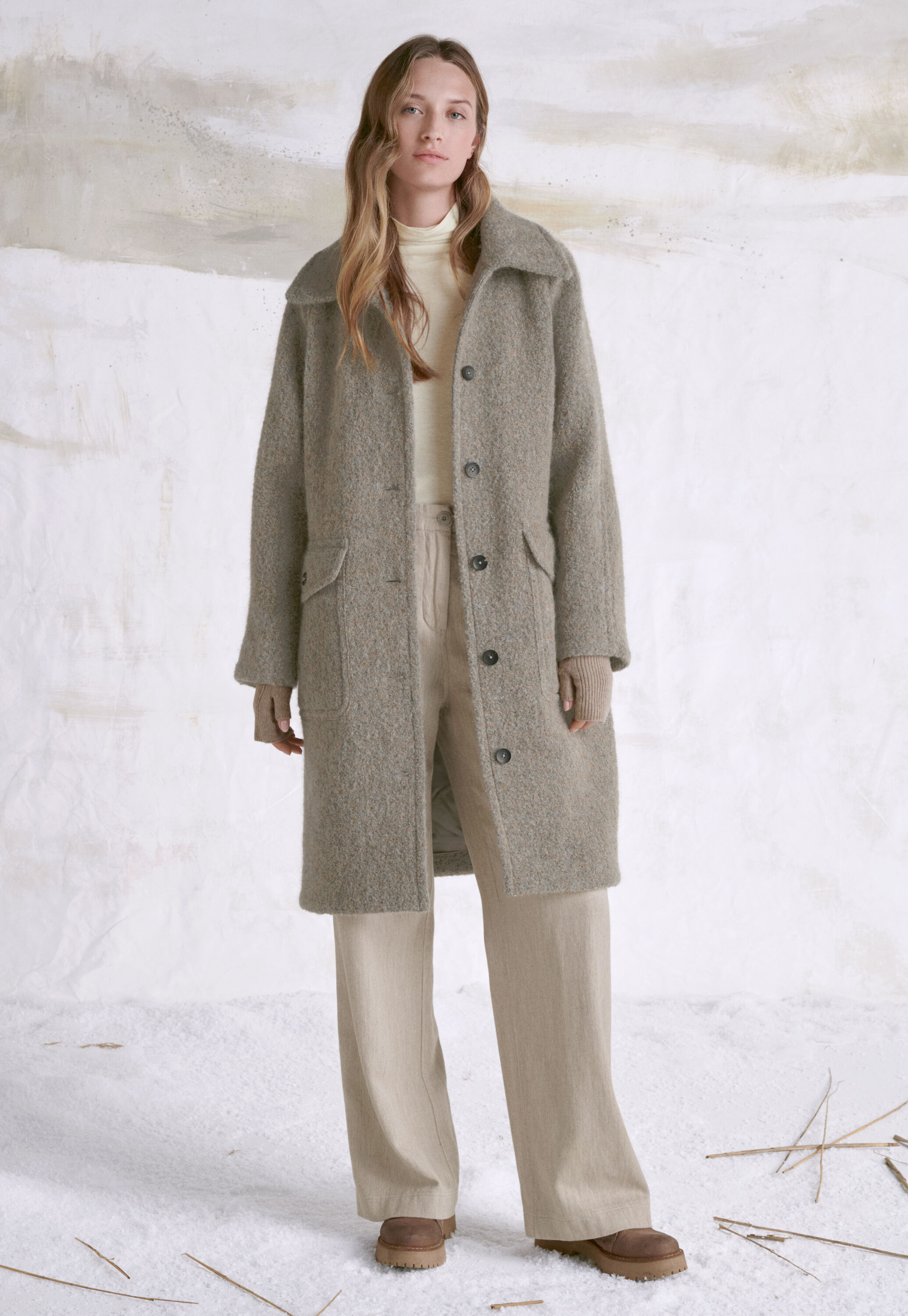 Edge-to-edge cardigan