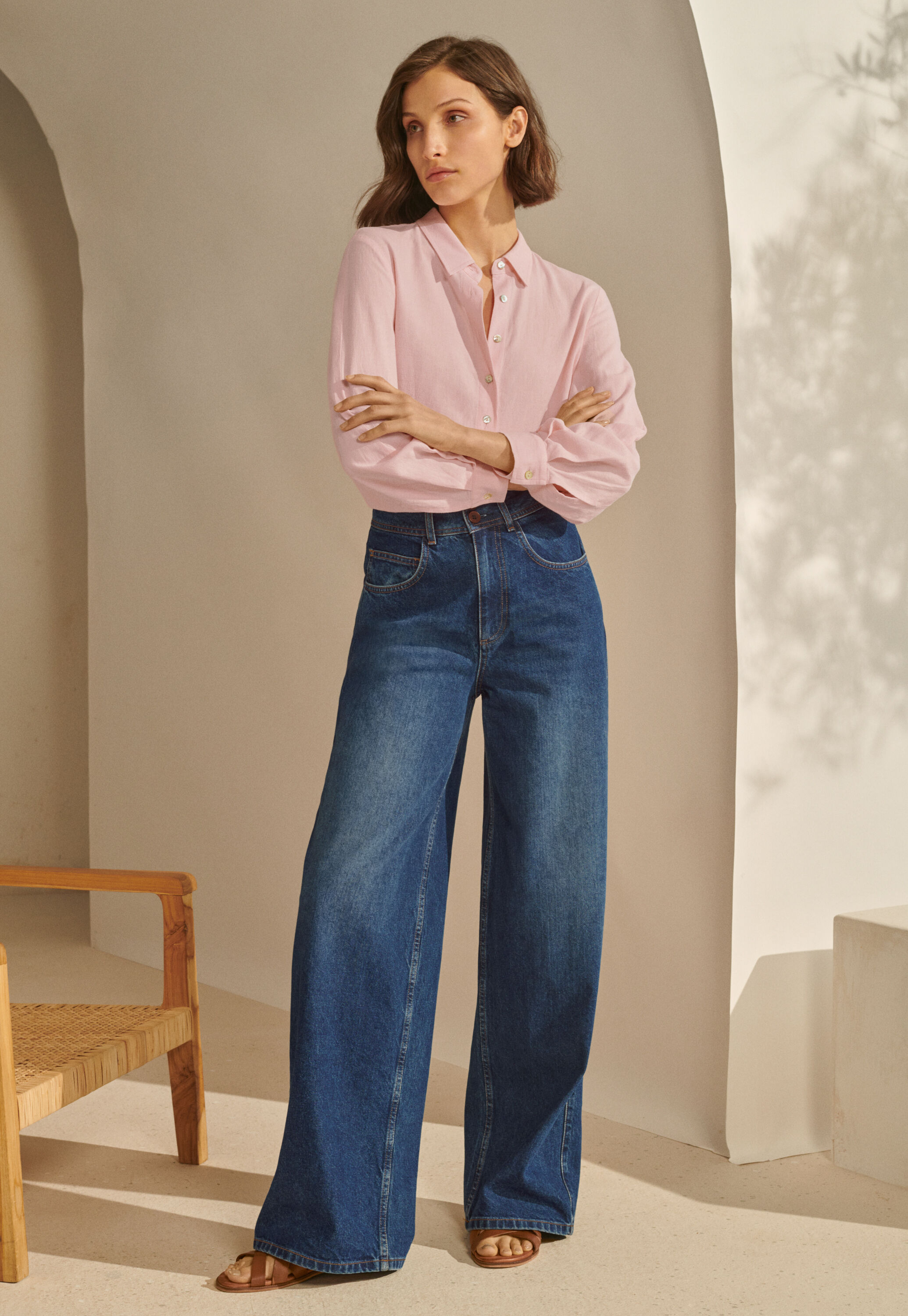 Pleat-front trousers