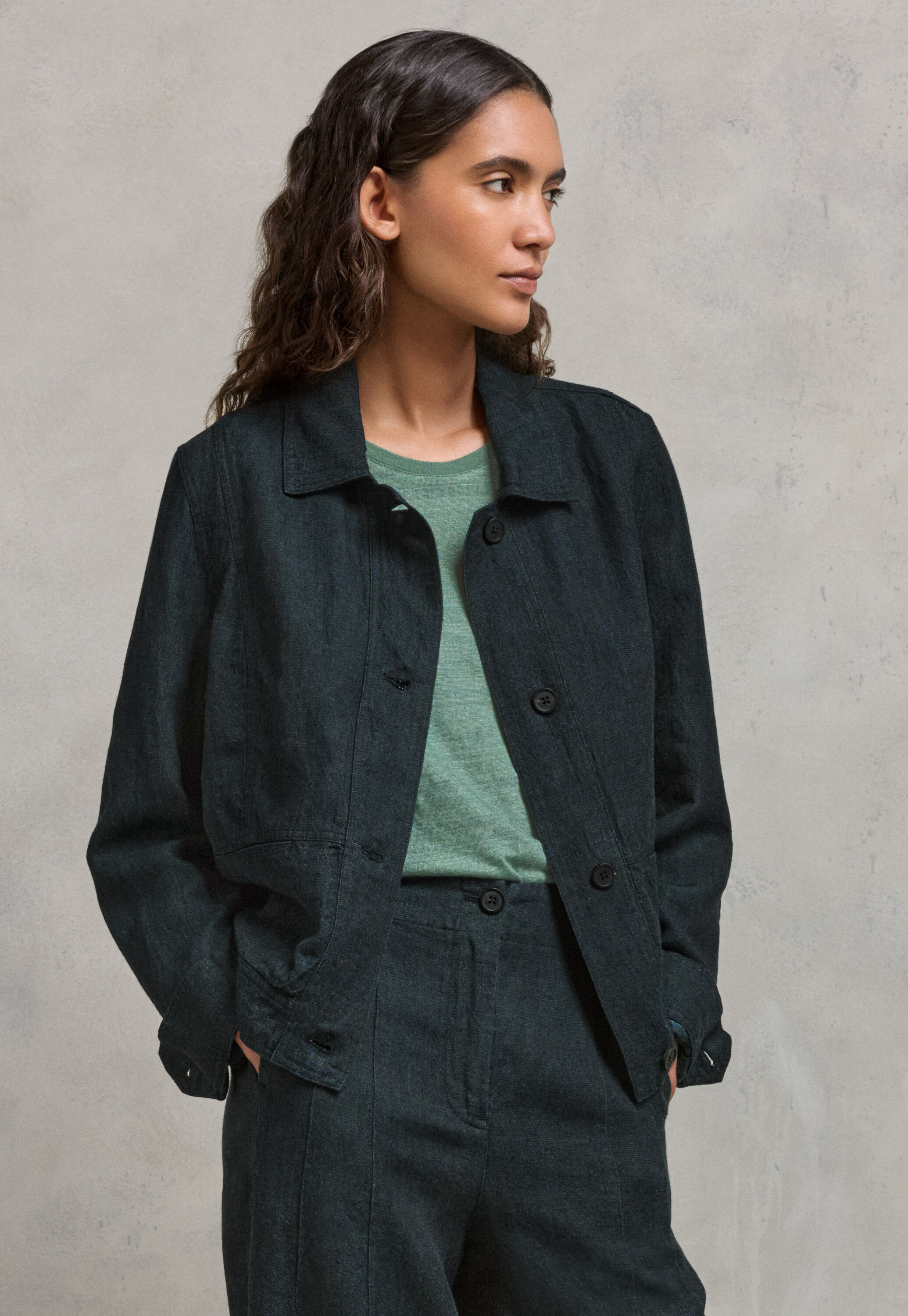 Edge-to-edge cardigan