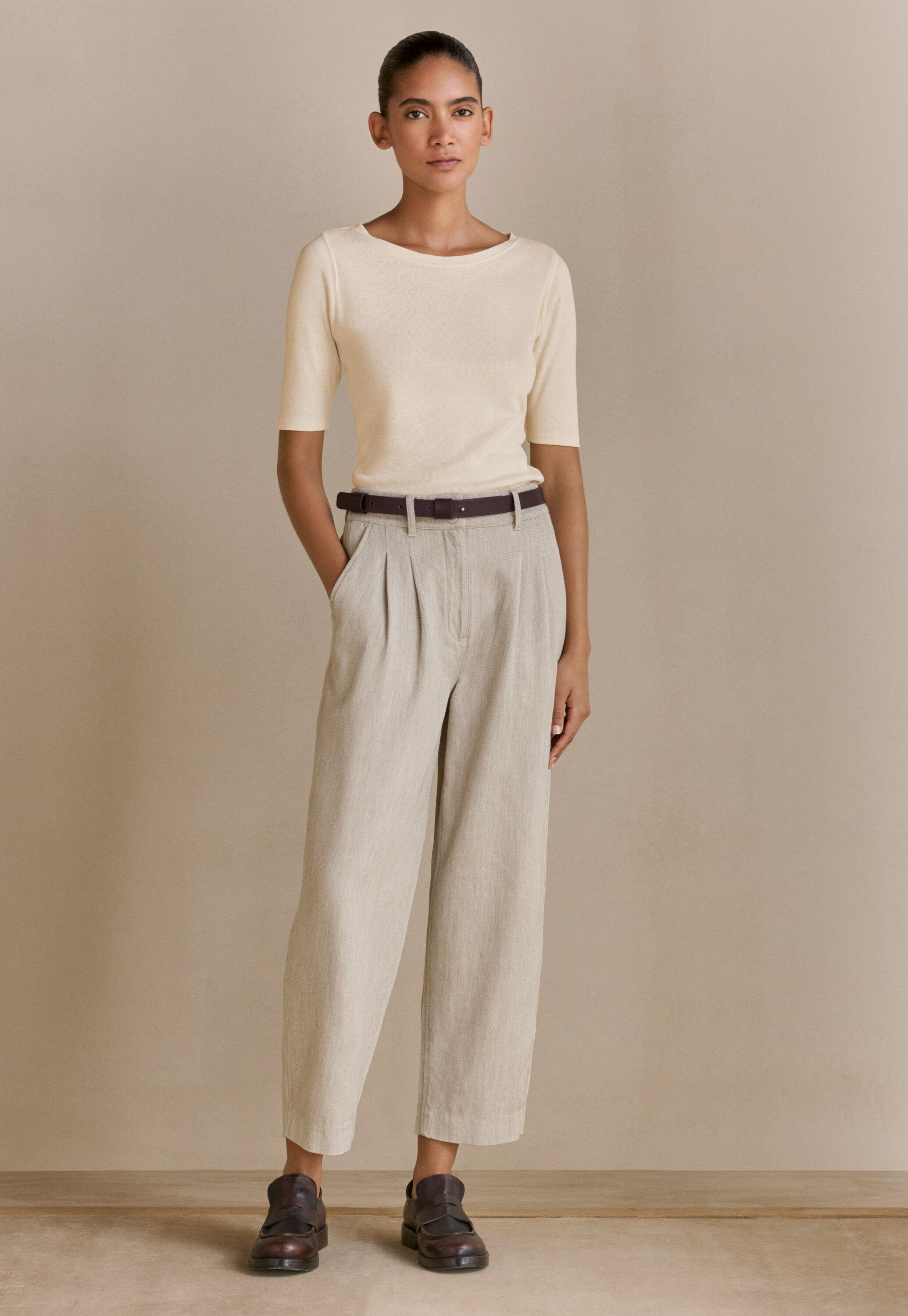 Tapered trousers