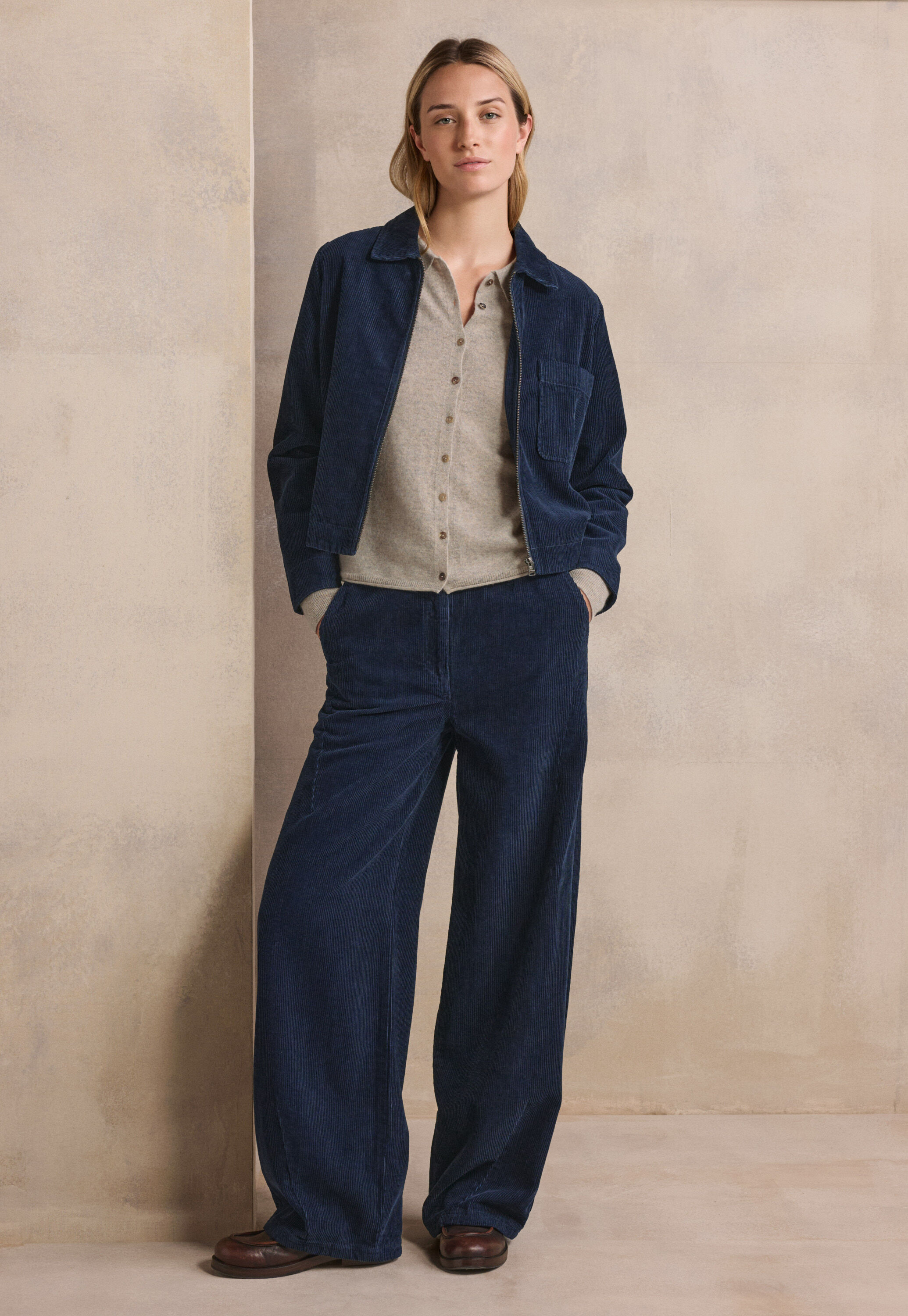 Button-through sweater