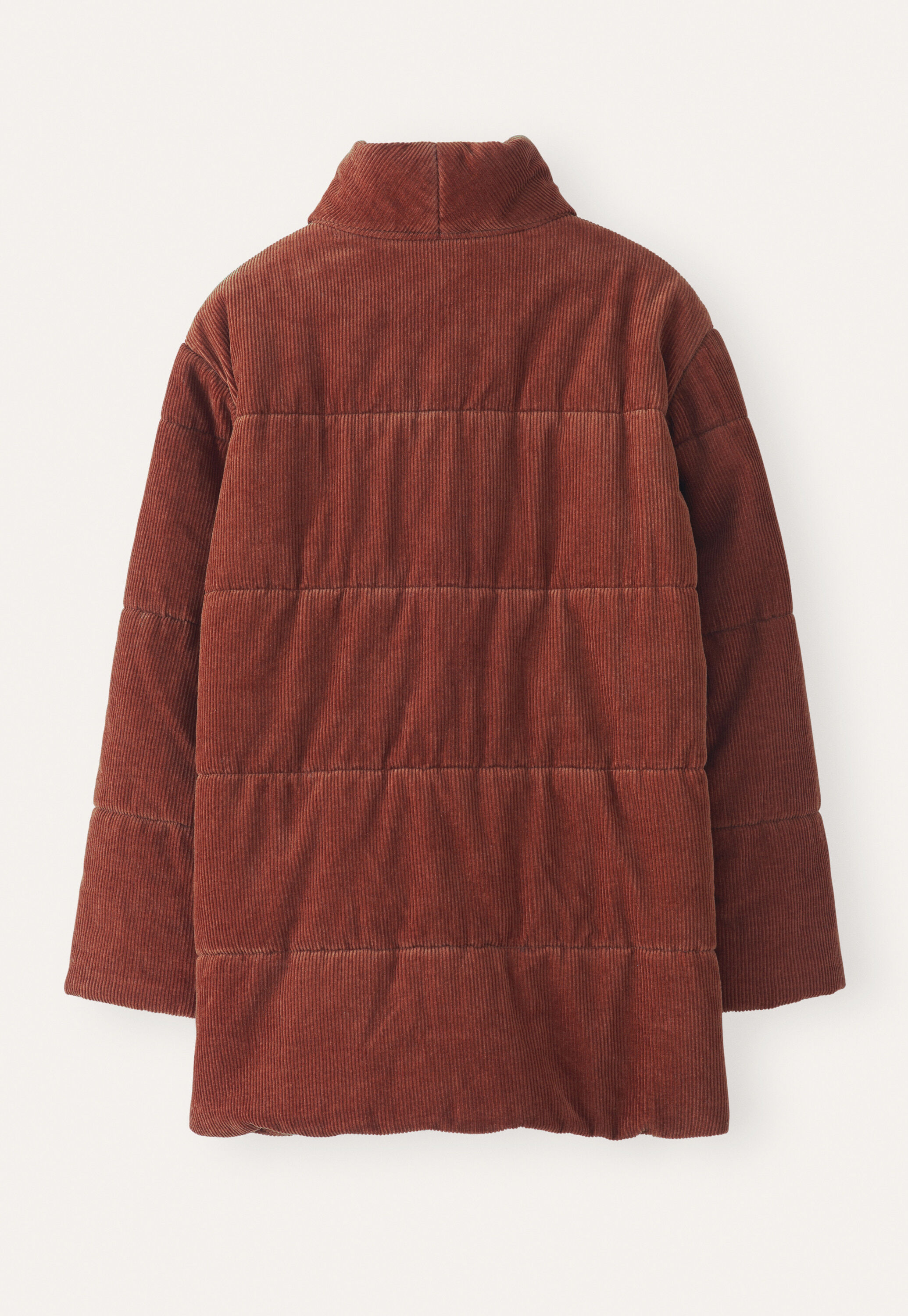 Padded shawl-collar coat