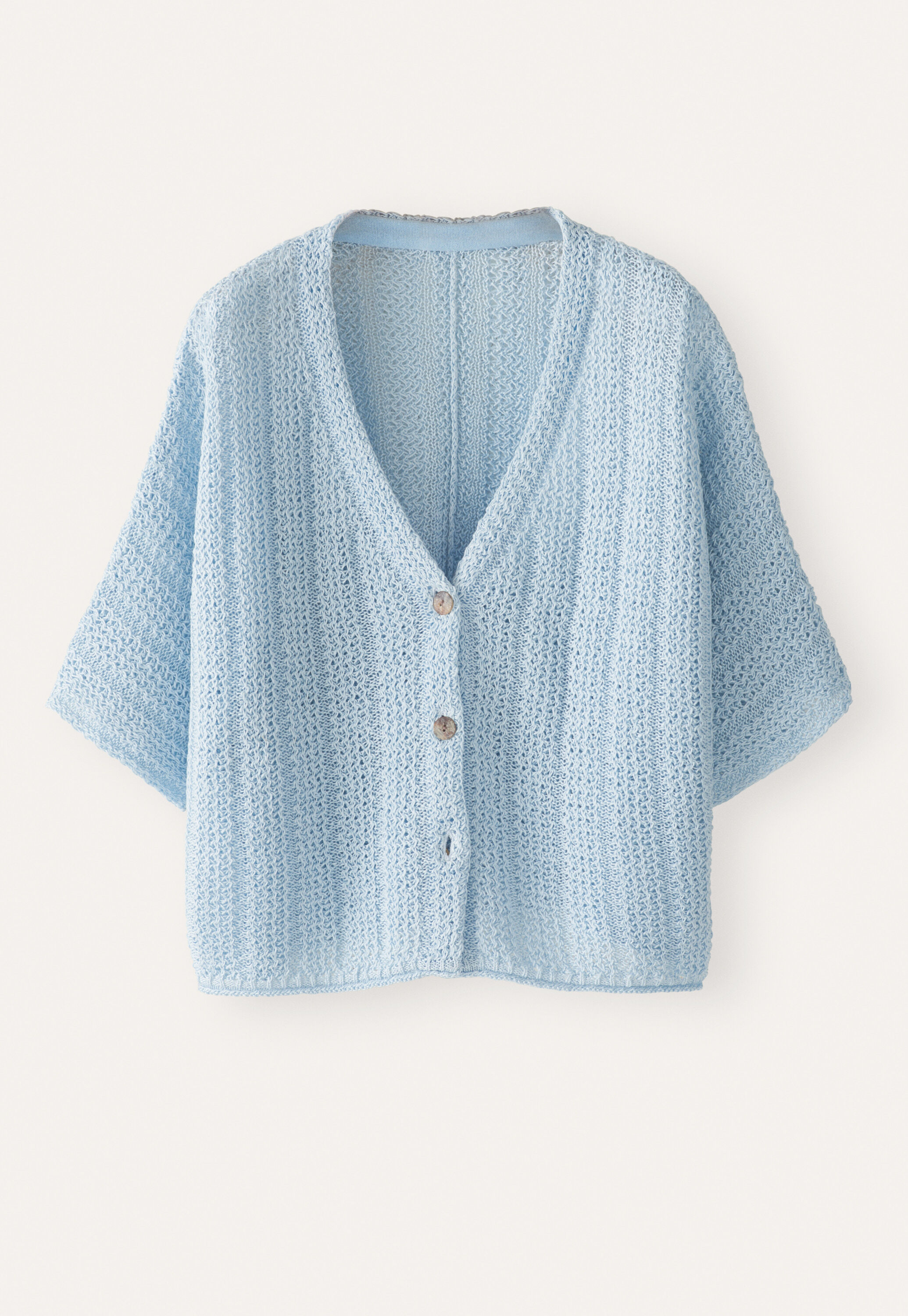 Tuck-stitch cardigan