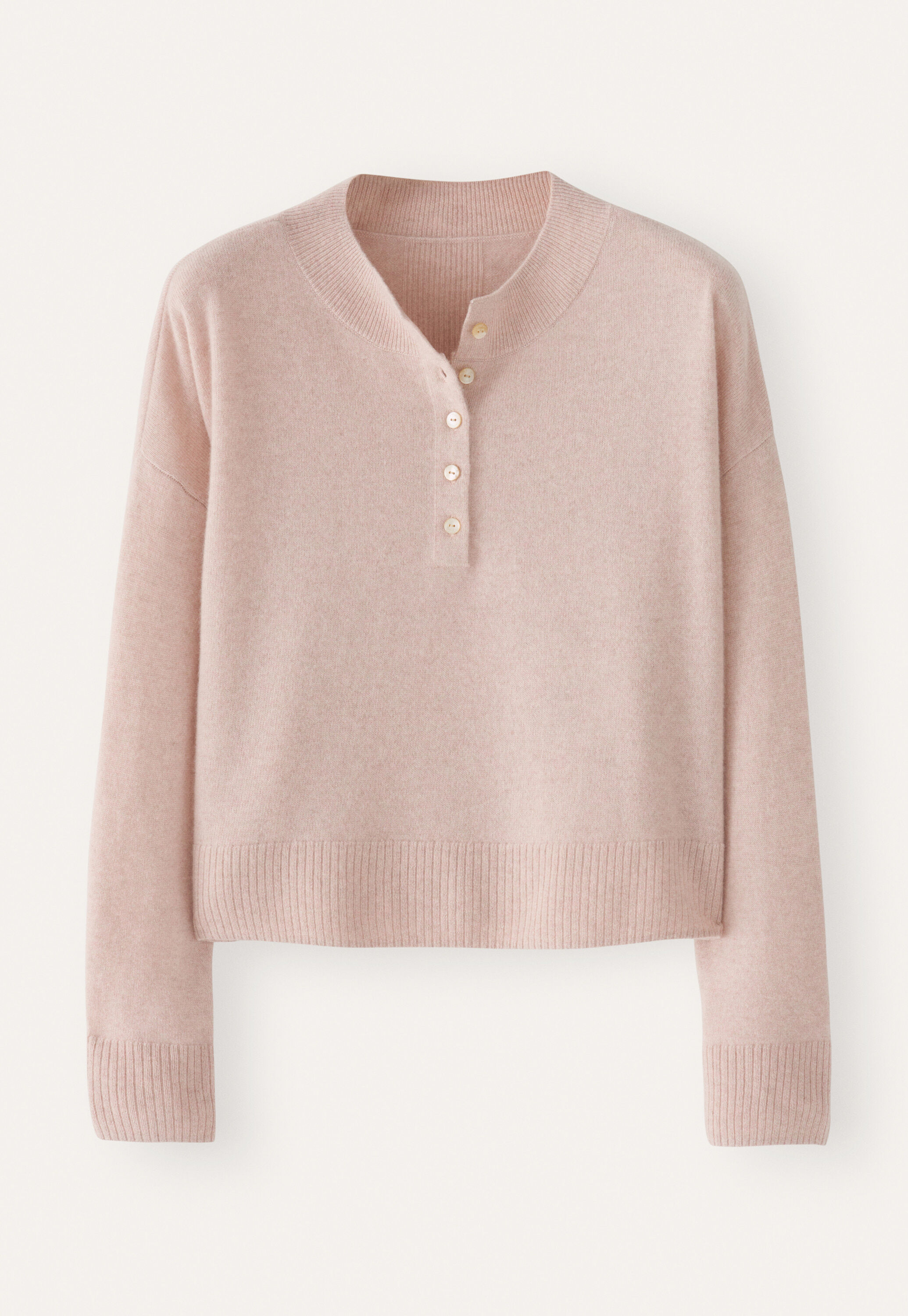 Button-neck sweater