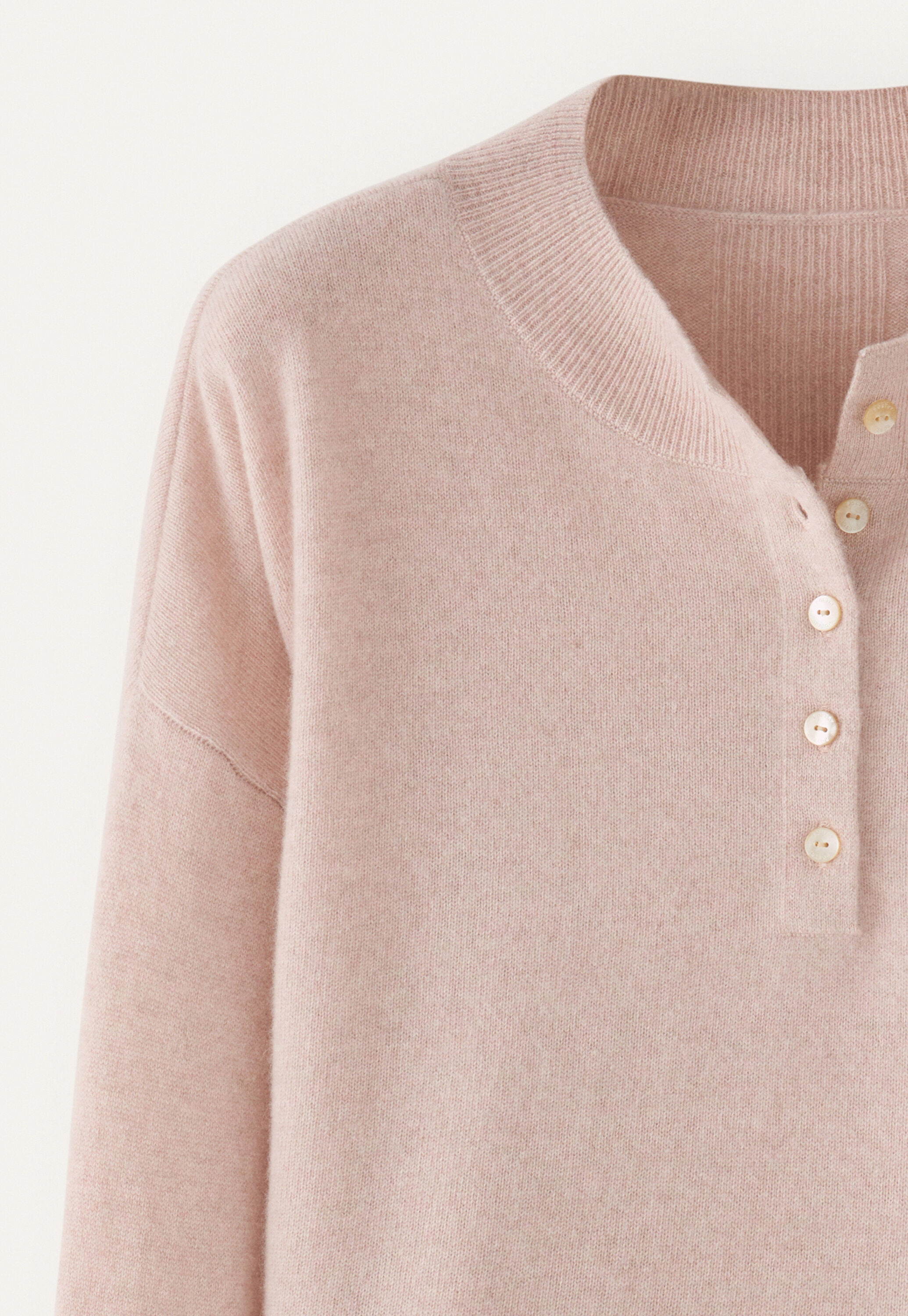 Button-neck sweater