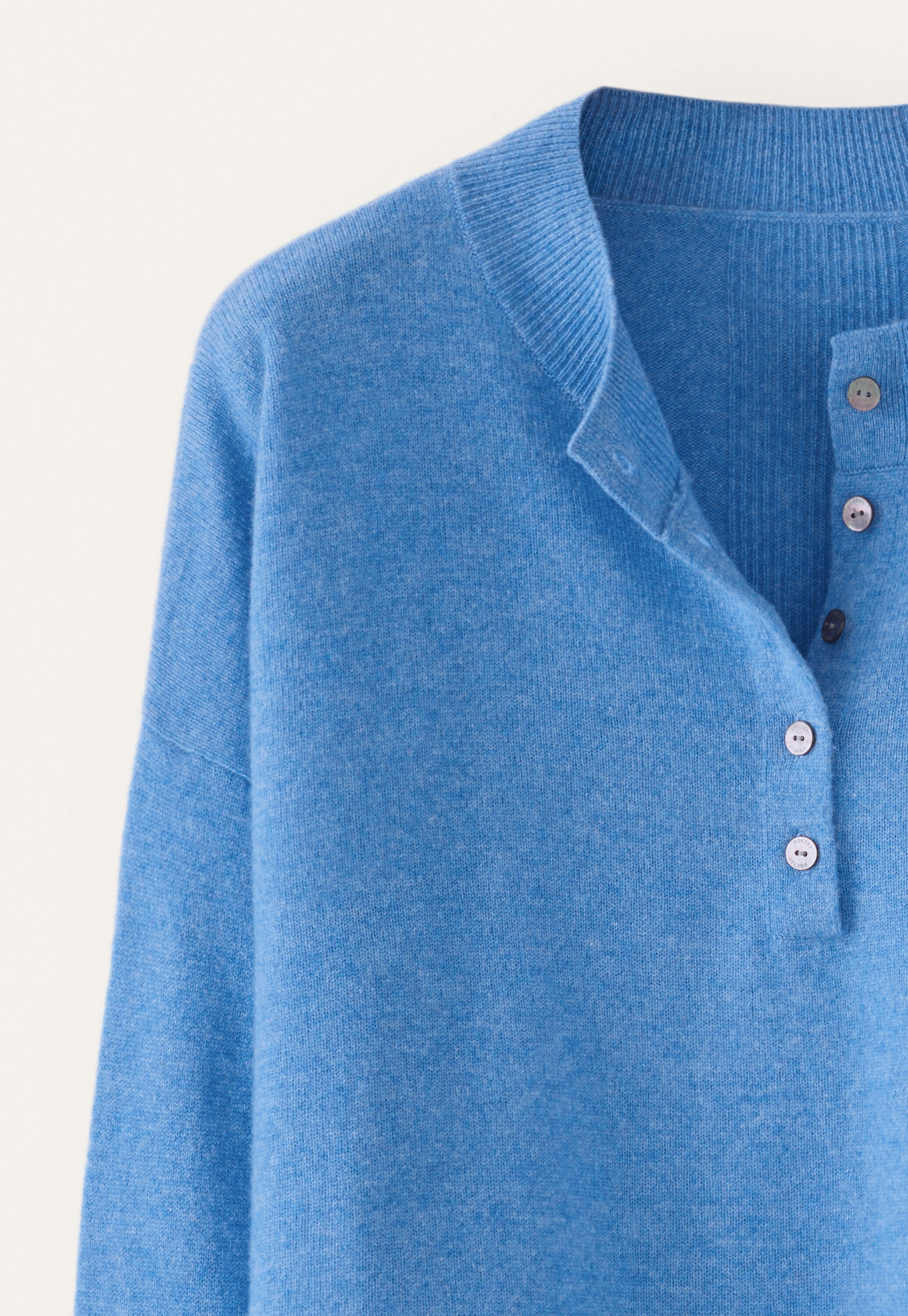 Button-neck sweater