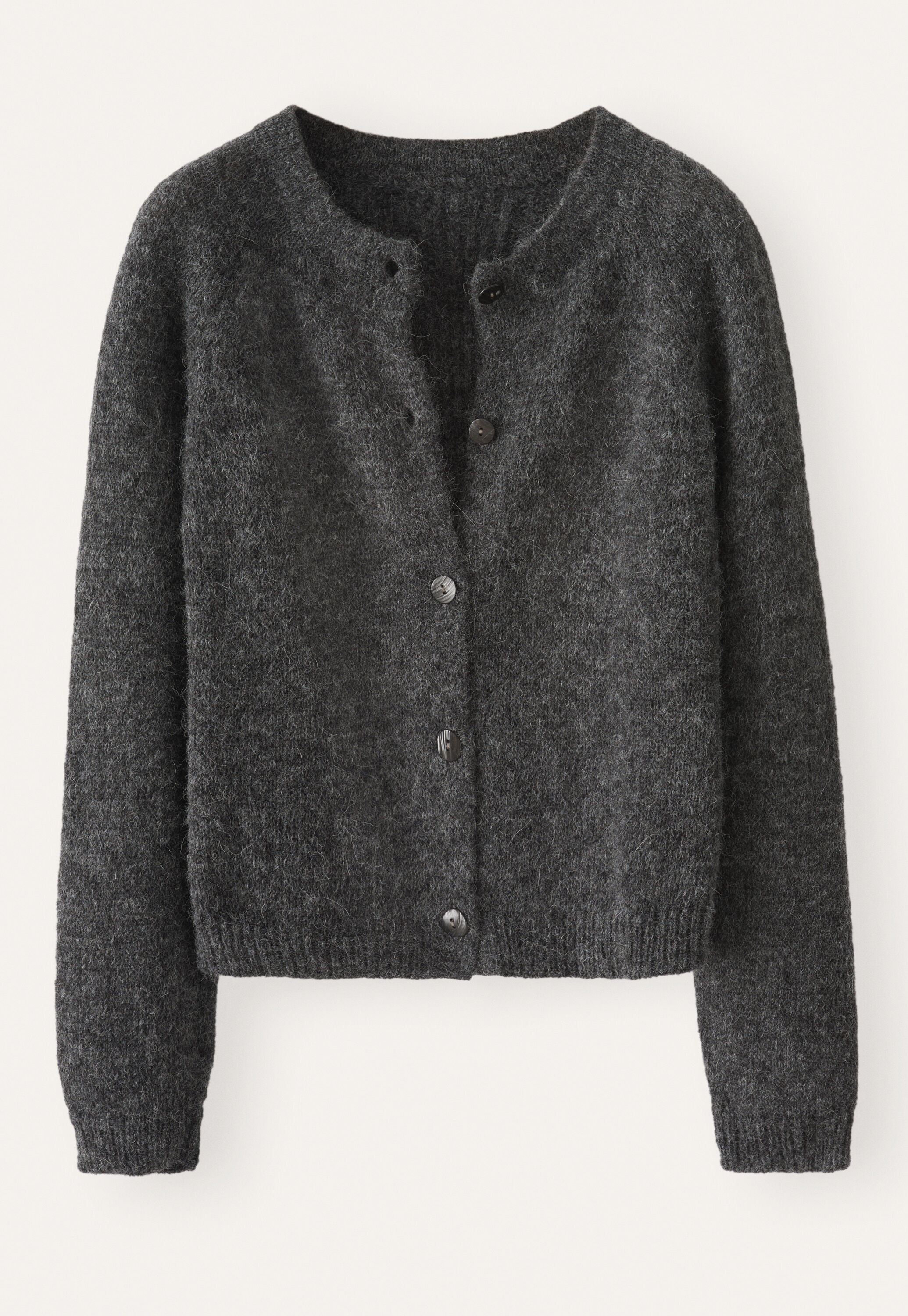 Raglan-sleeve cardigan