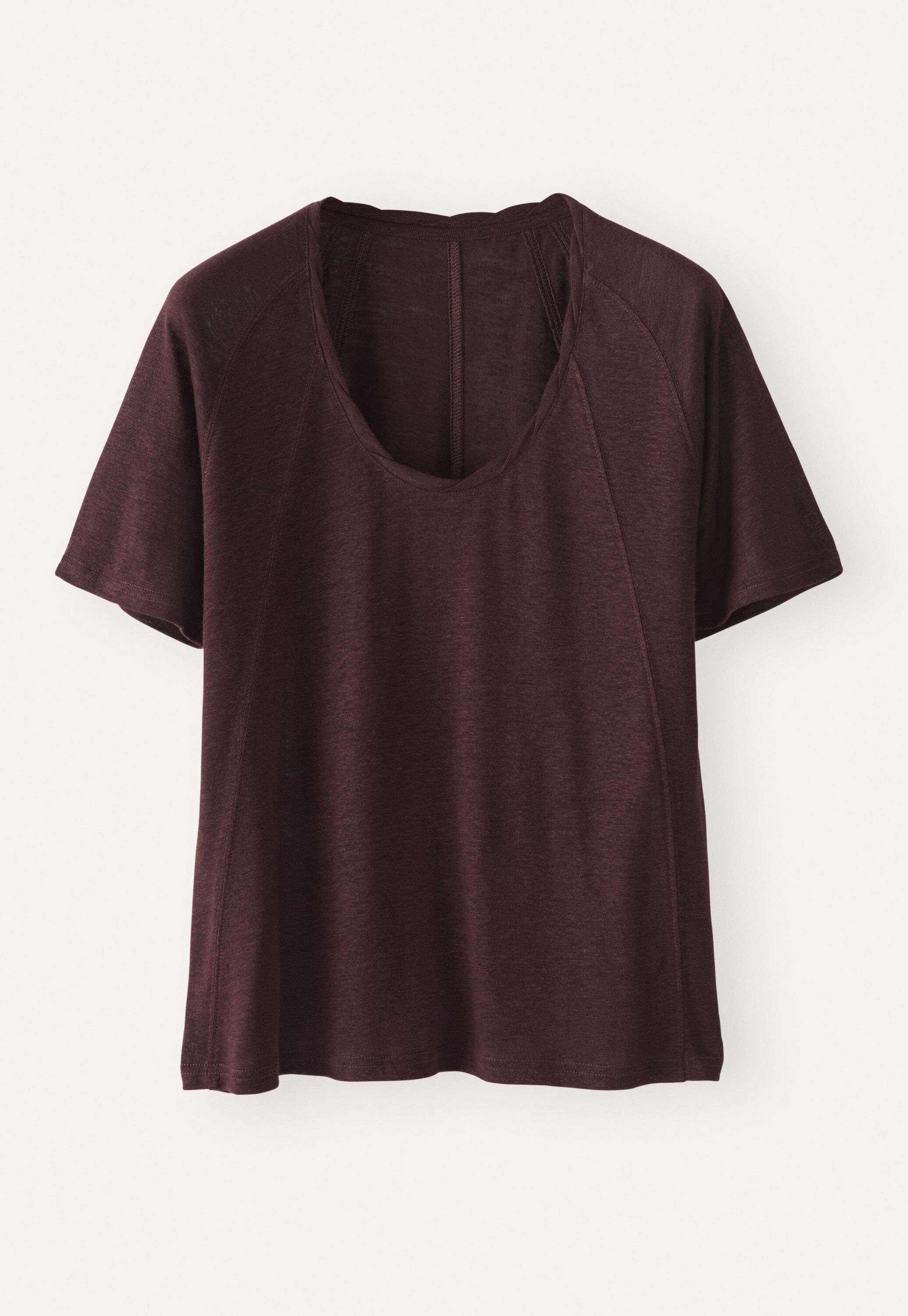 Scoop-neck T-shirt