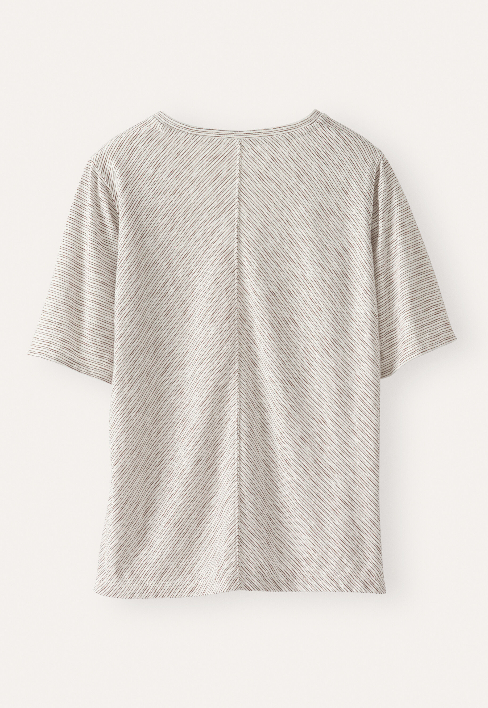 Striped T-shirt, Cream, large