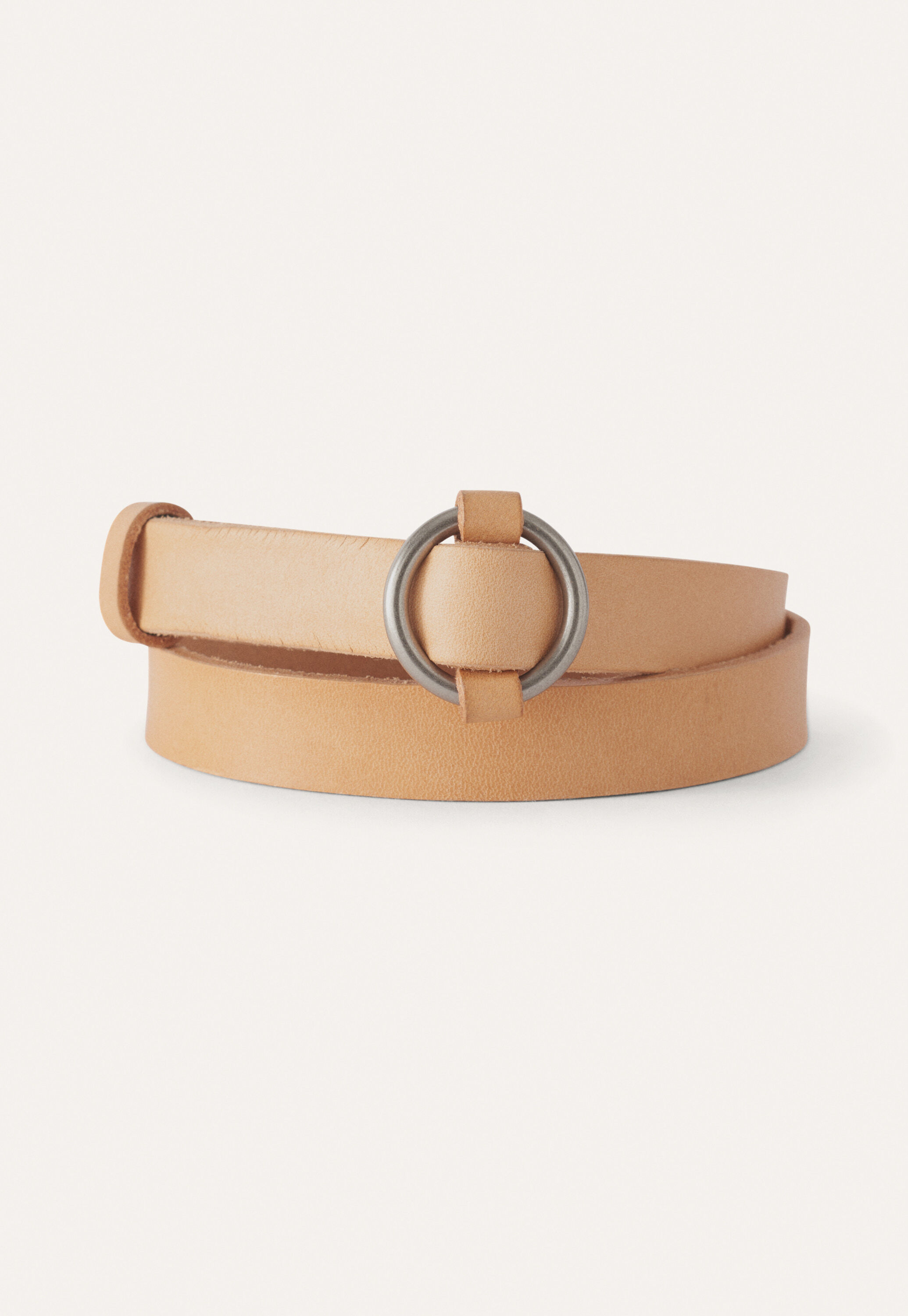 Leather belt