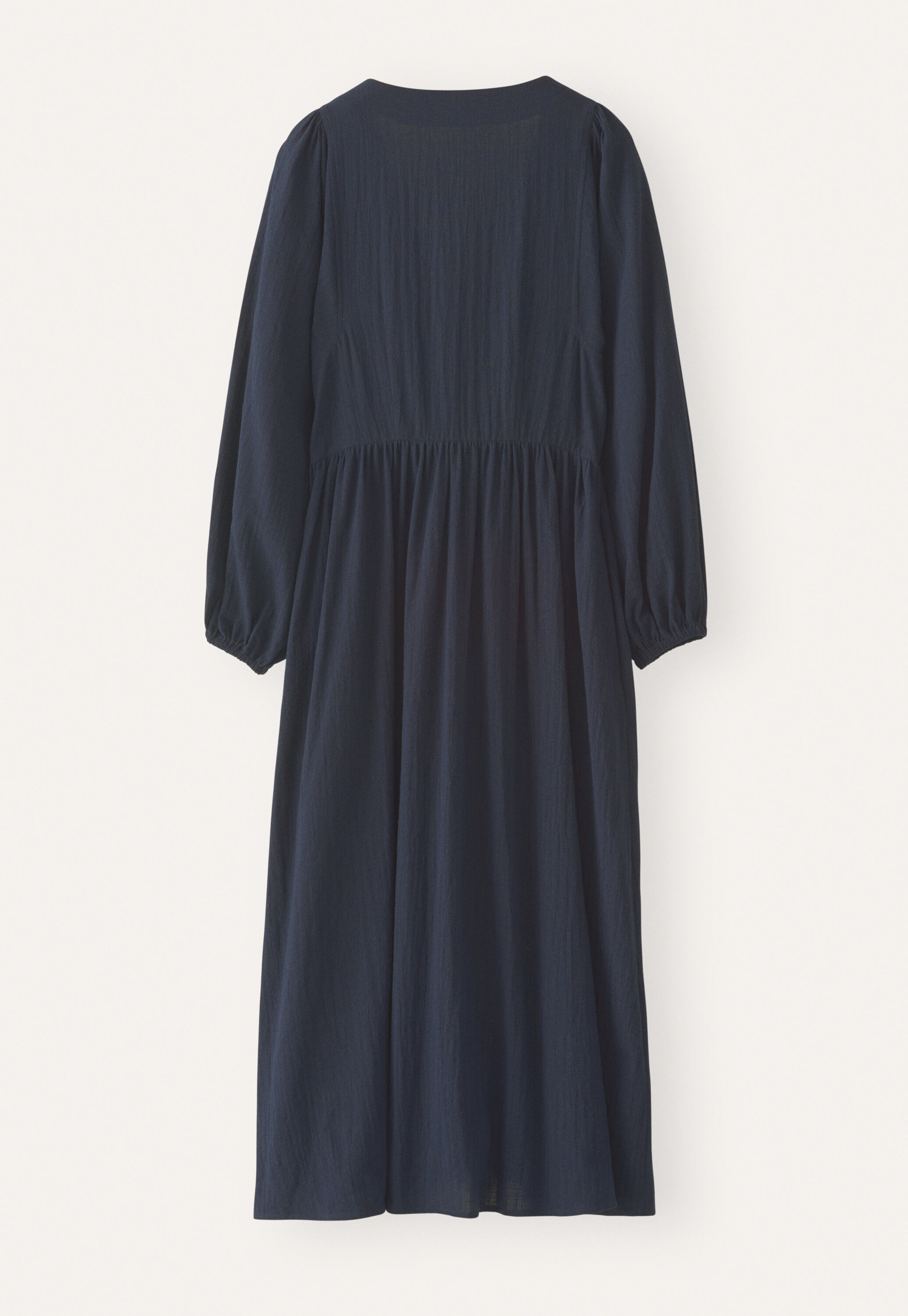 Gathered sleeve dress