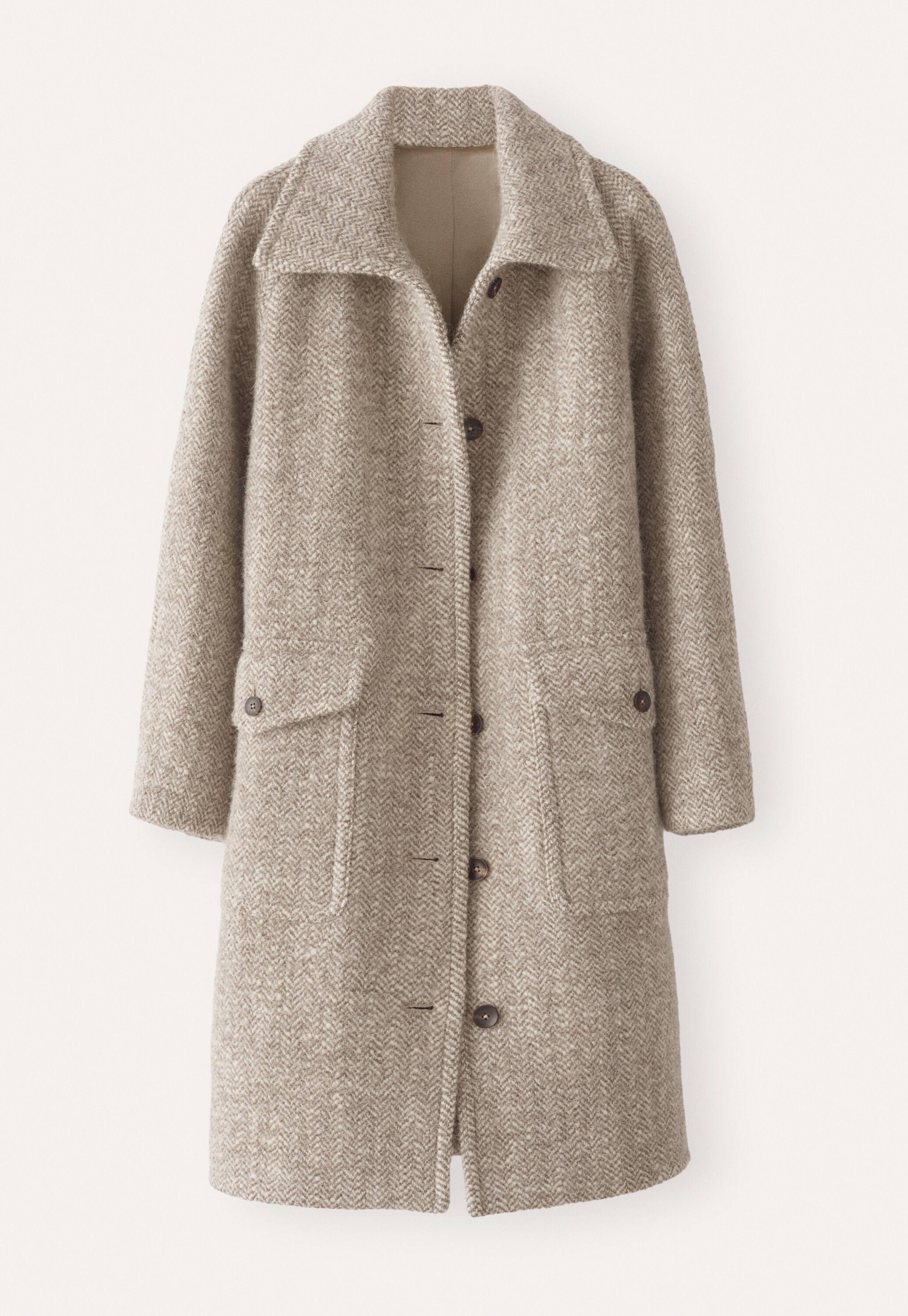 Herringbone coat, Natural fawn, large