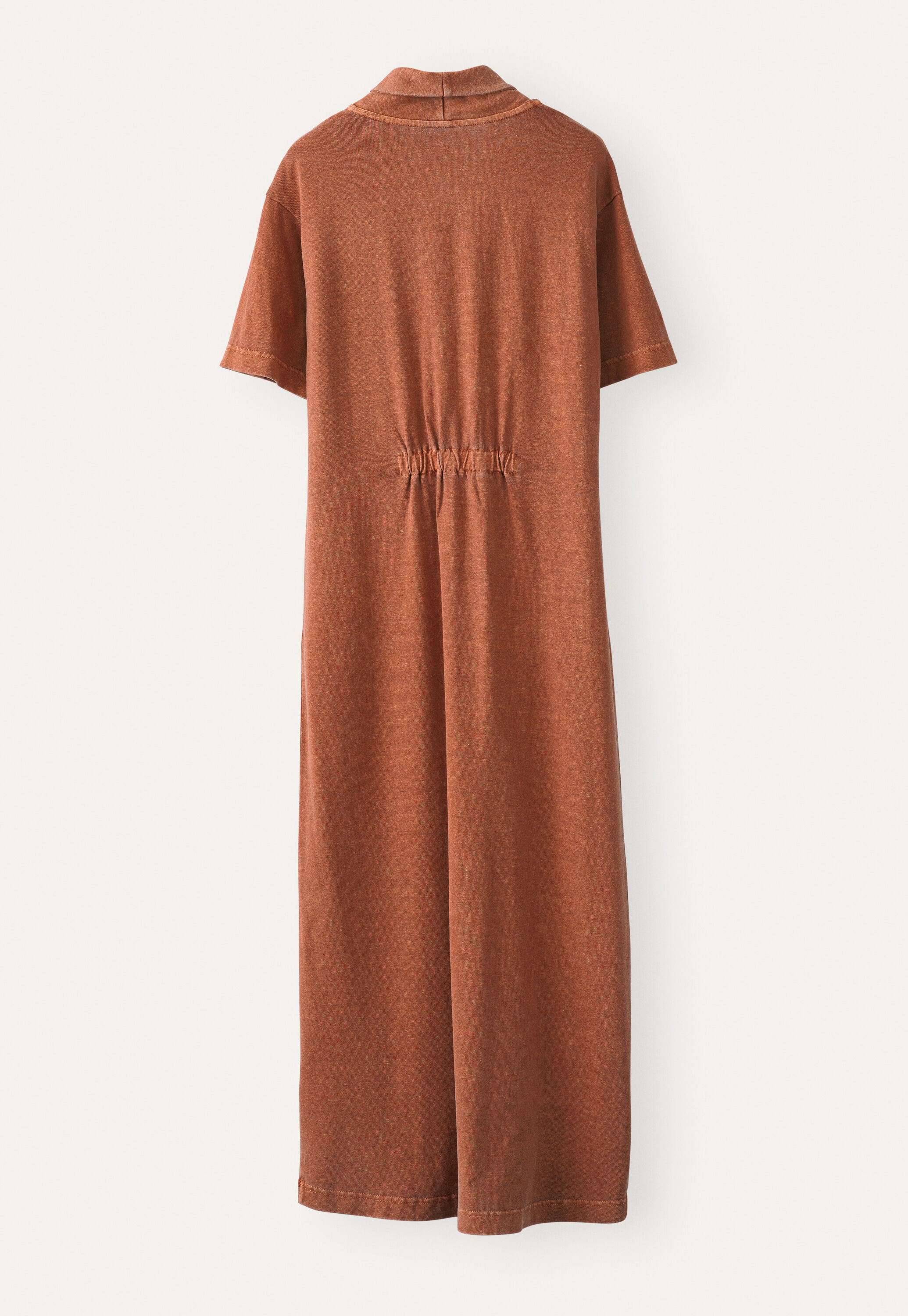 Shawl-collar dress