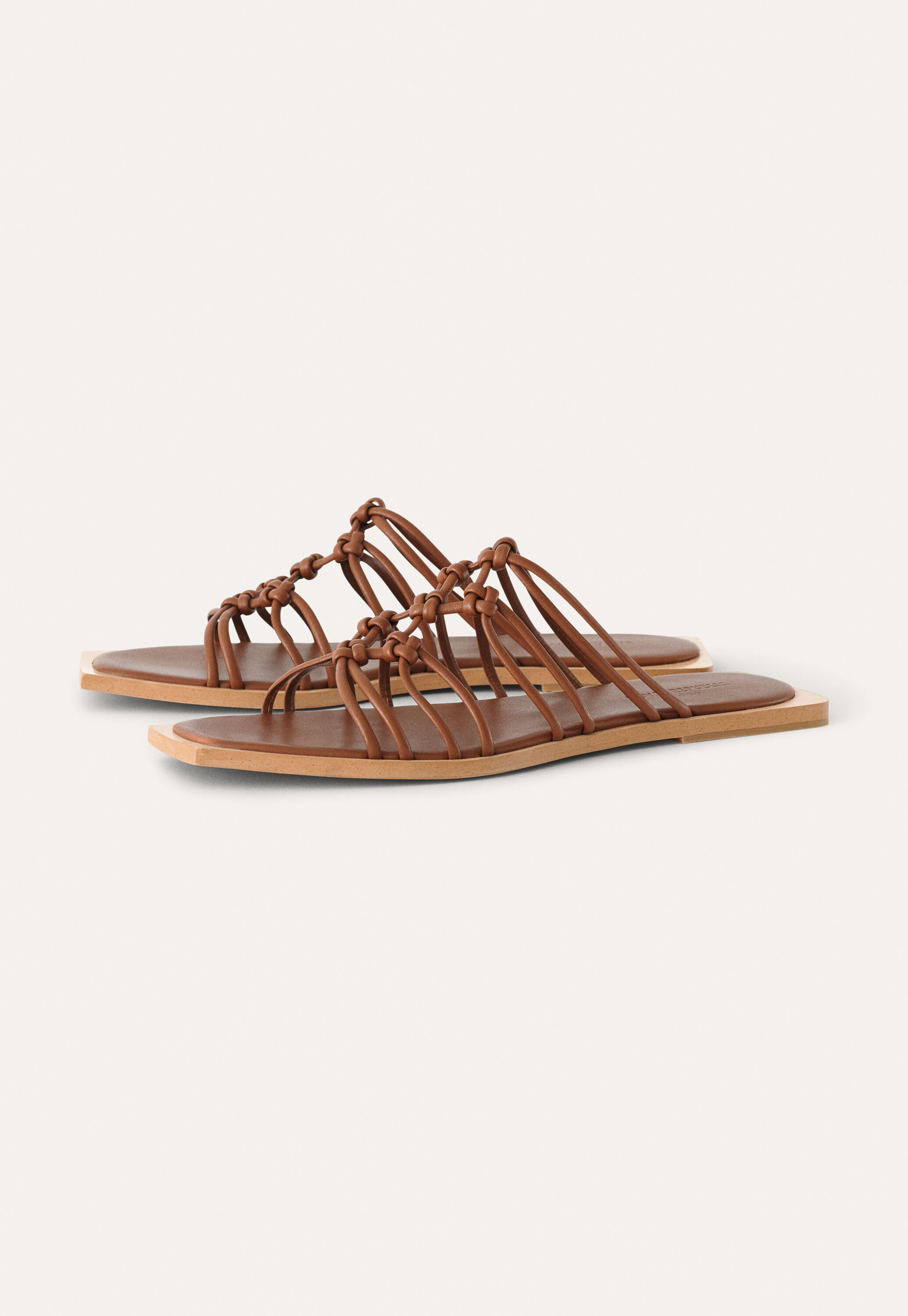Knotted sandals