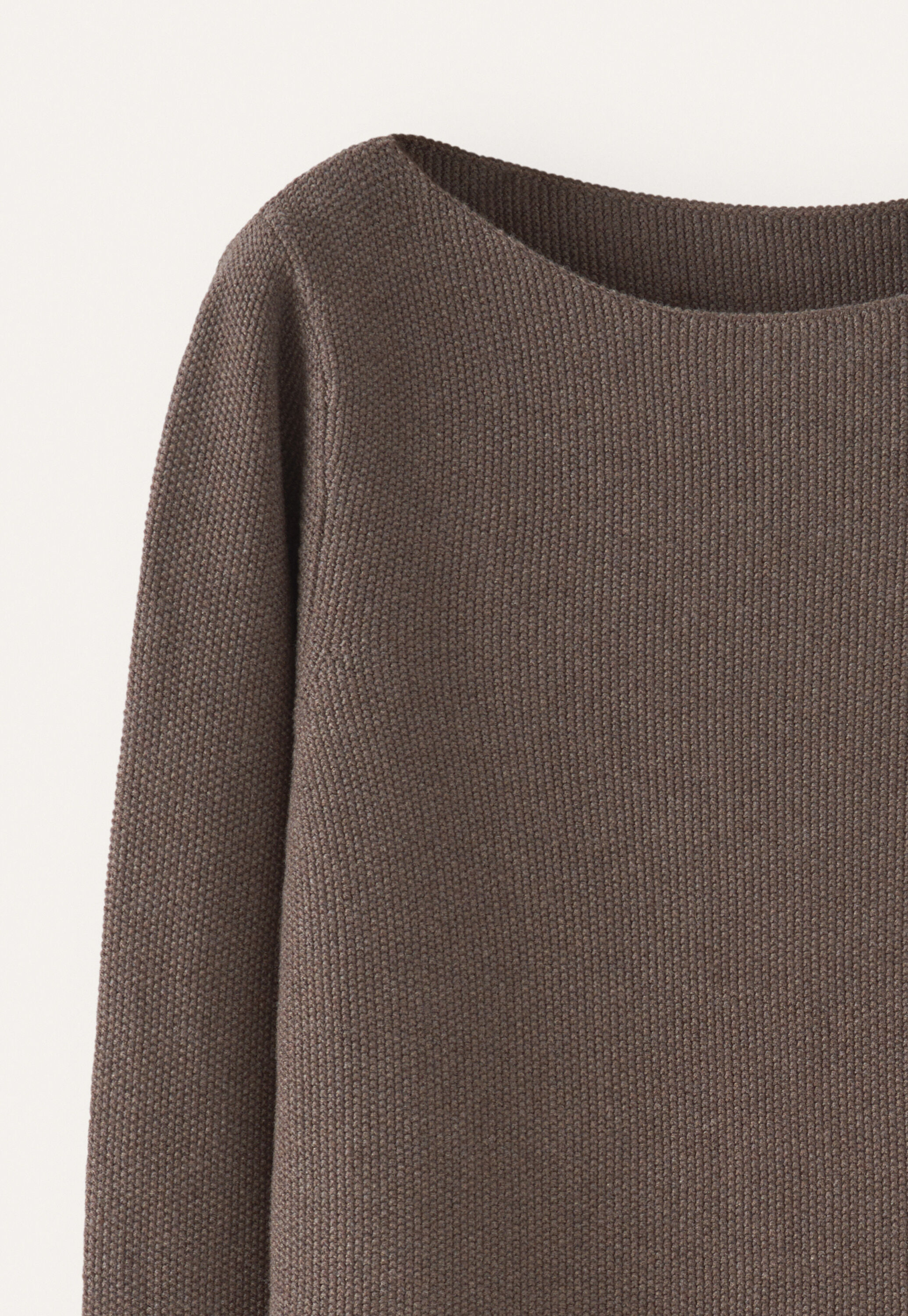 Boat-neck sweater