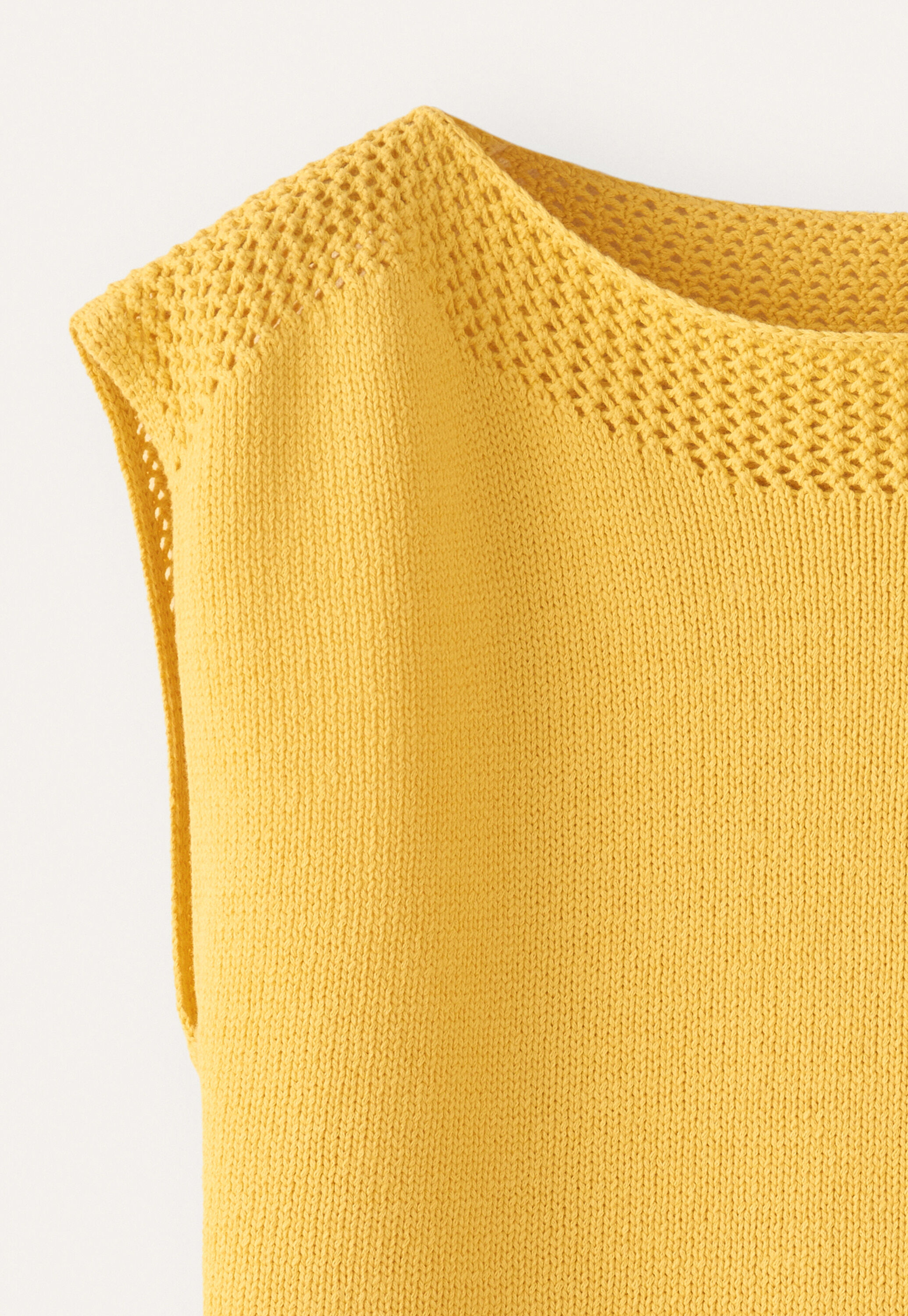 Crochet-stitch sweater