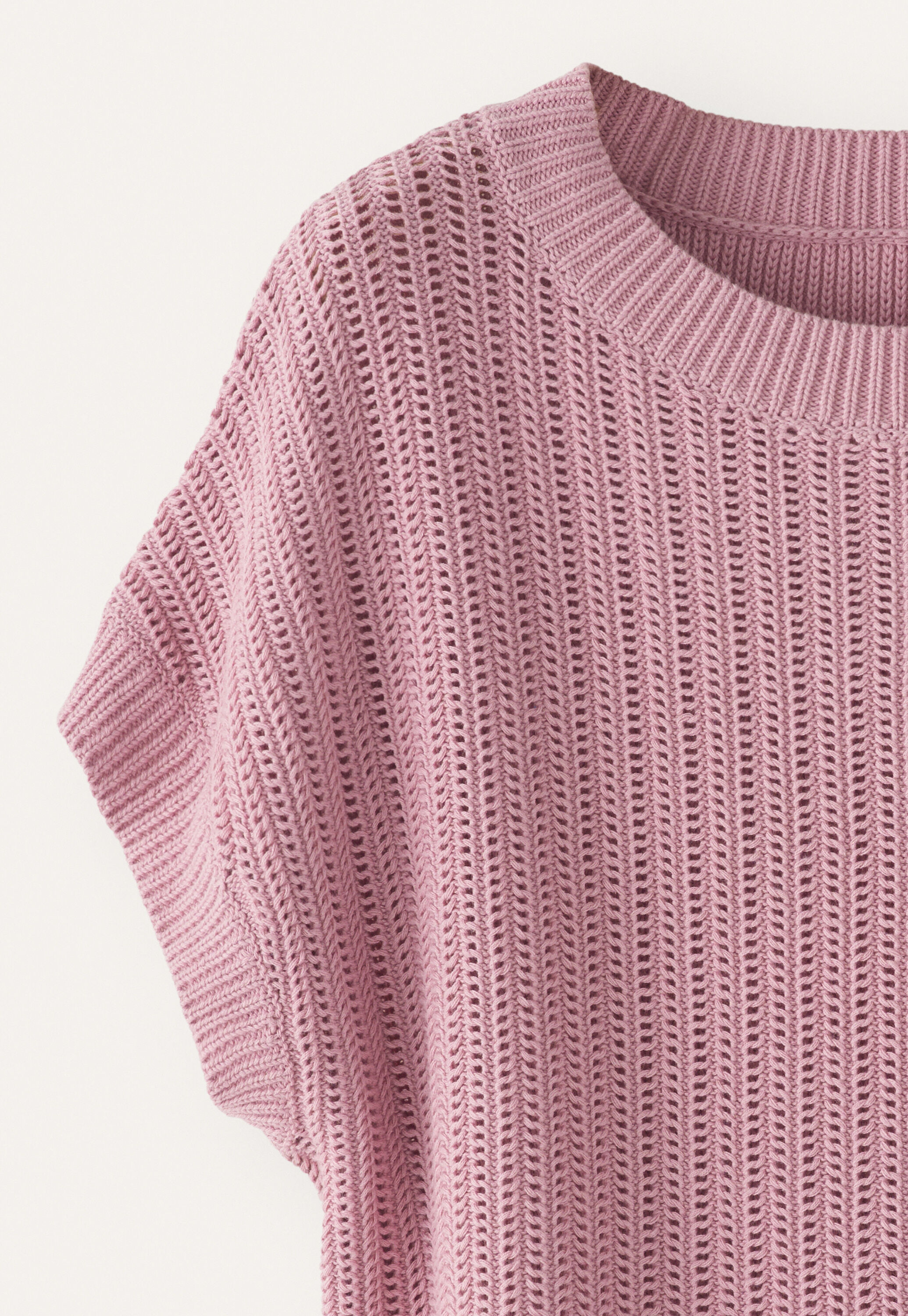 Crochet-stitch sweater