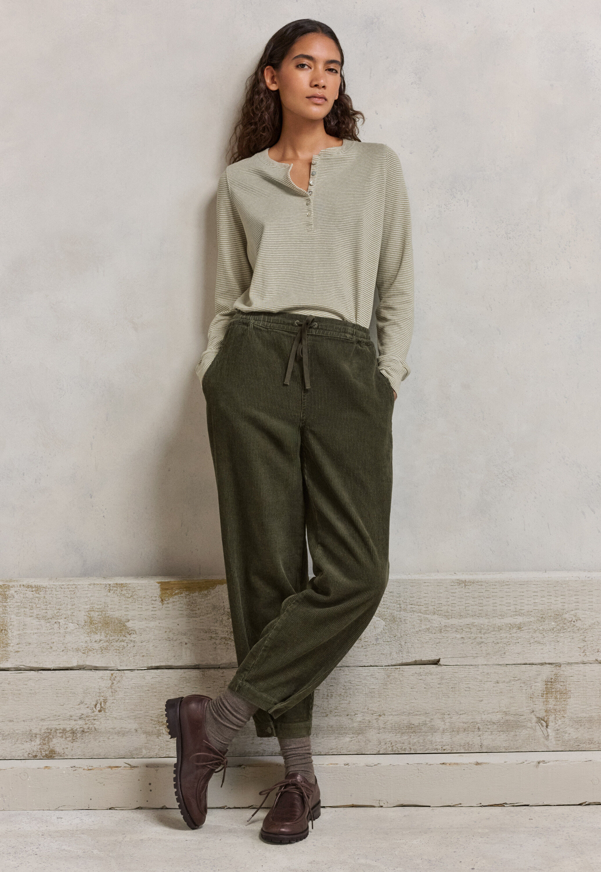 Tapered trousers