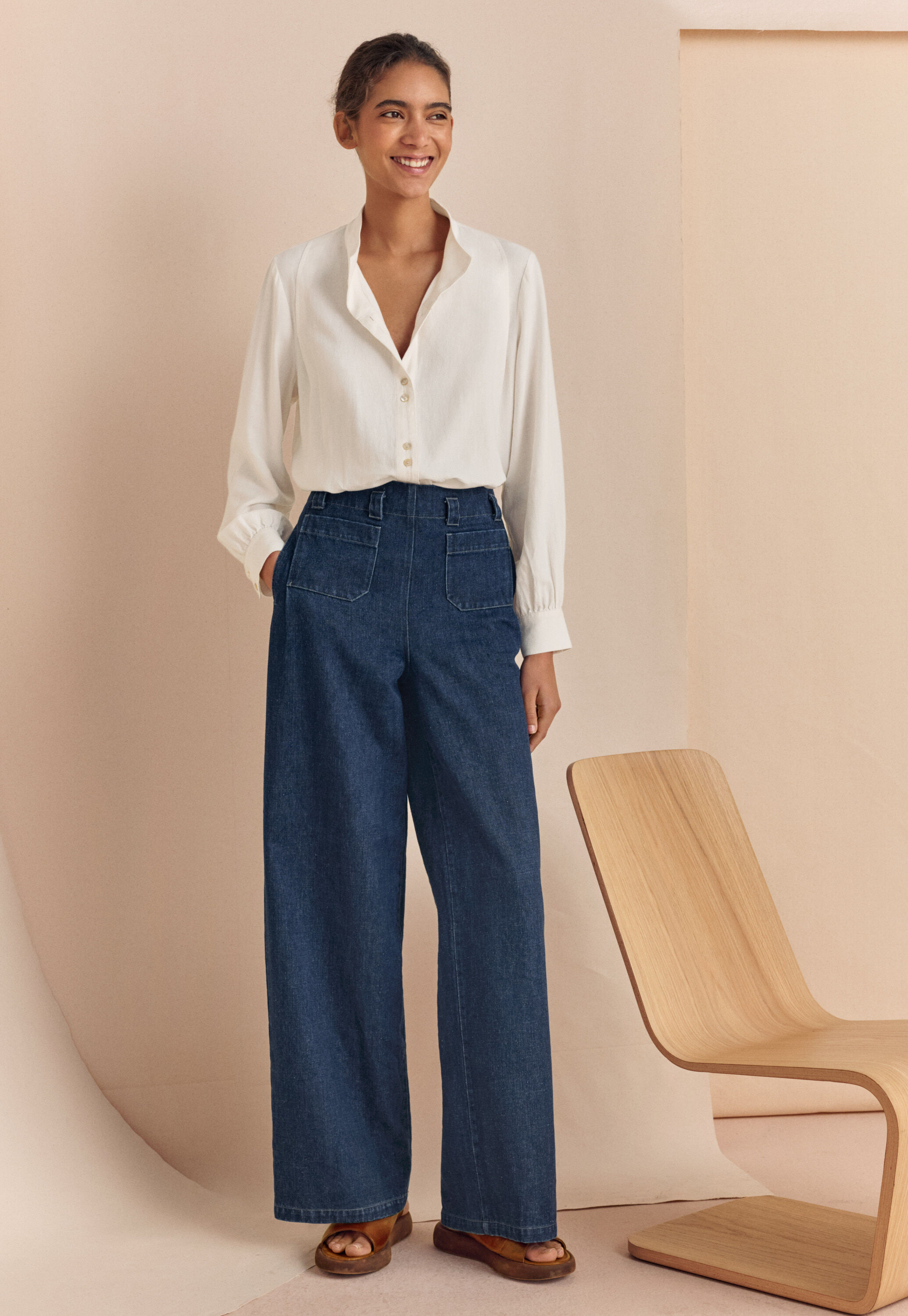 Button-through dress