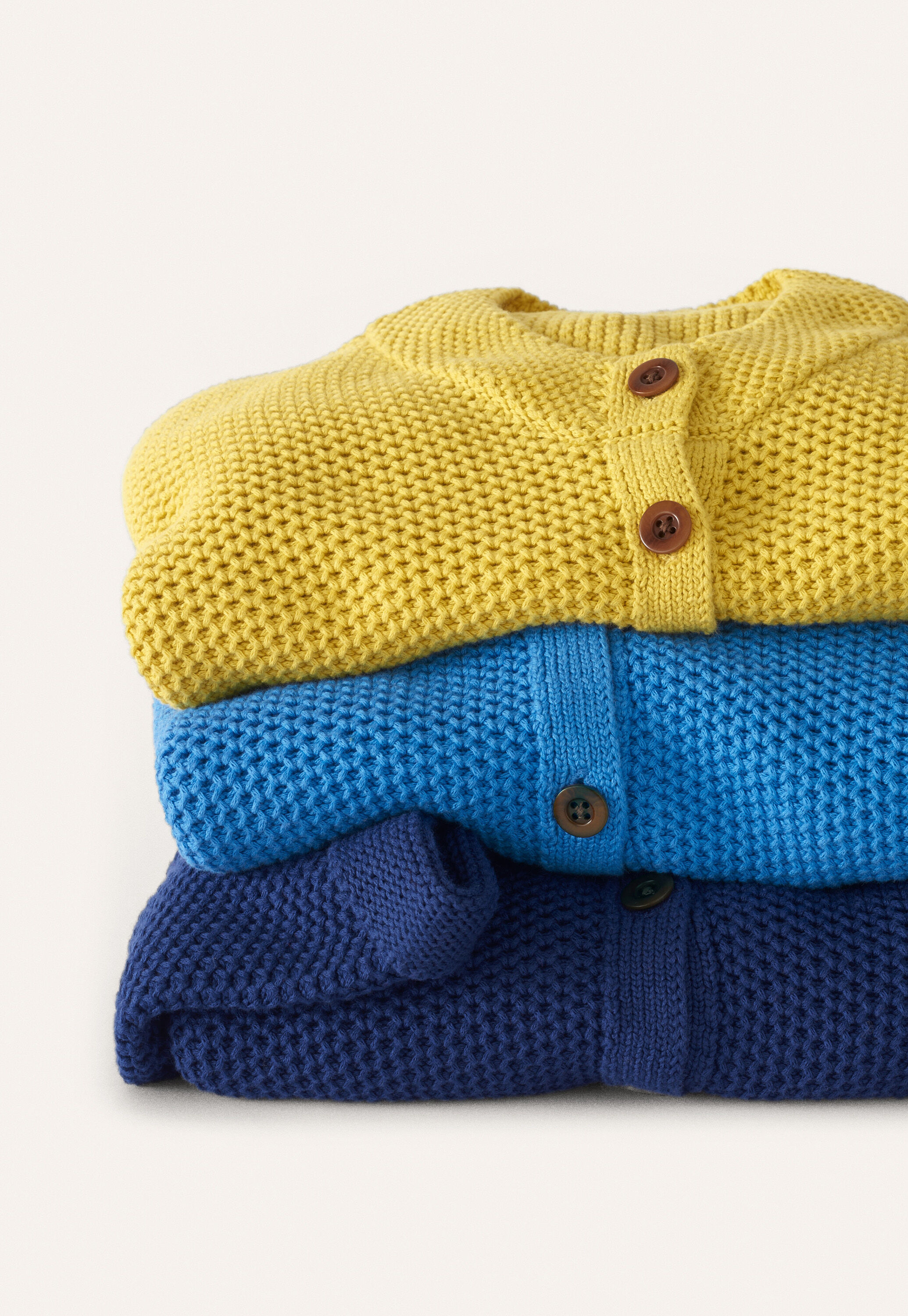 Hand-knitted cardigan