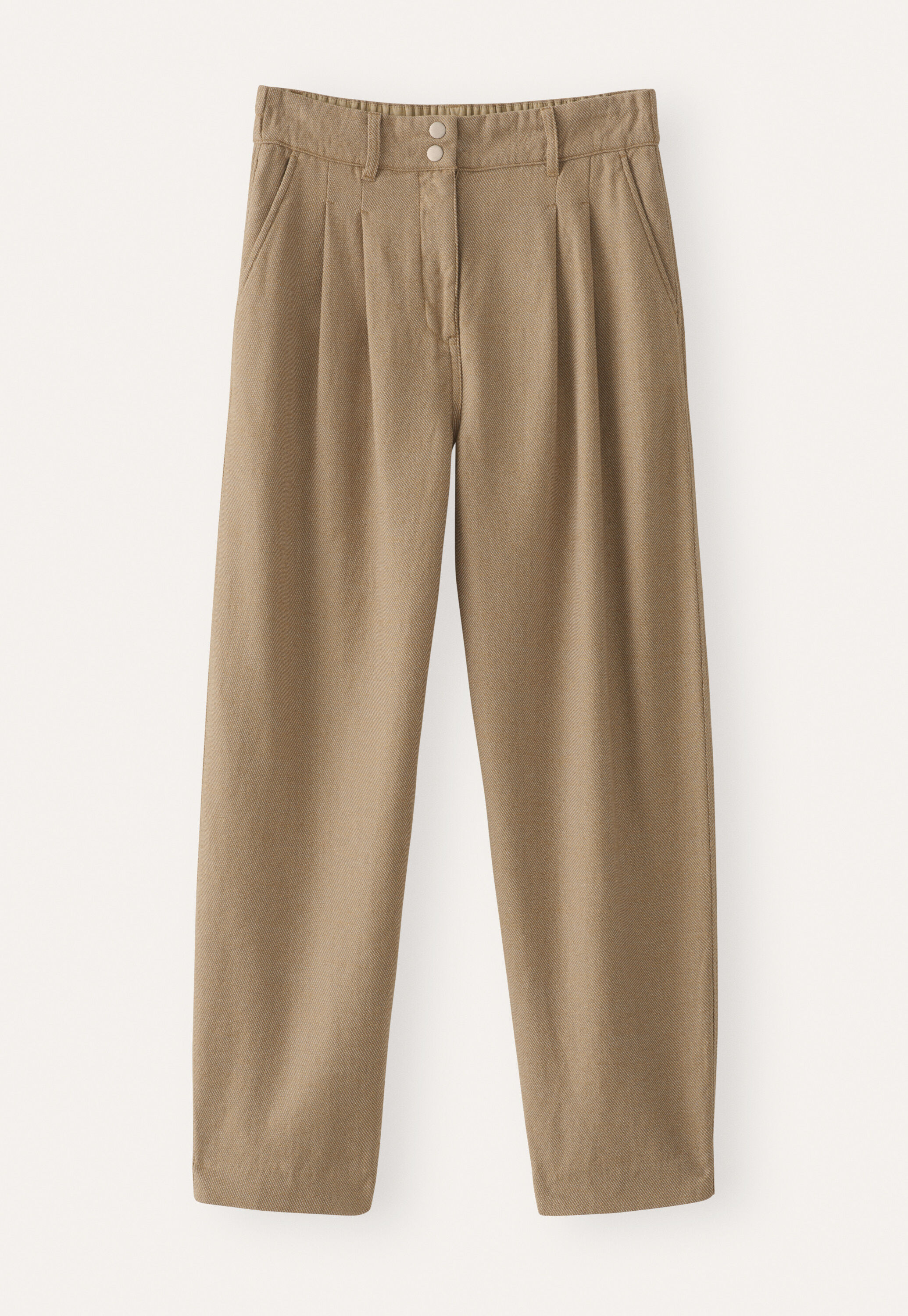 Tapered trousers, Camel grey, large
