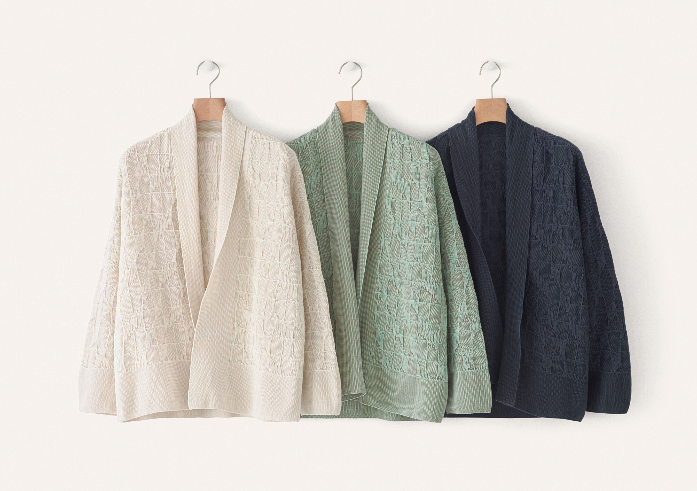 Hand-knitted cardigan