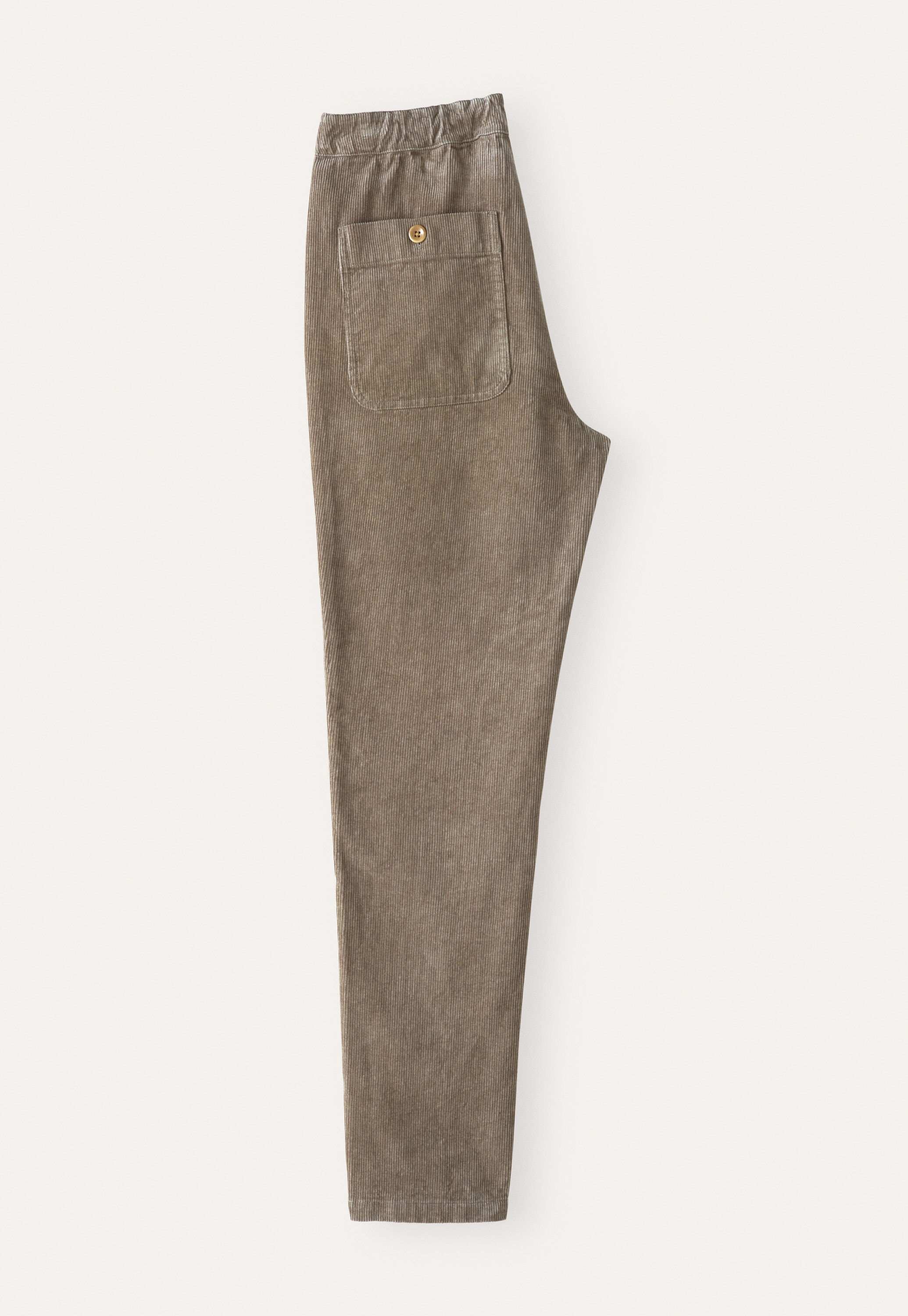 Tapered-leg trousers, Brown mink, large