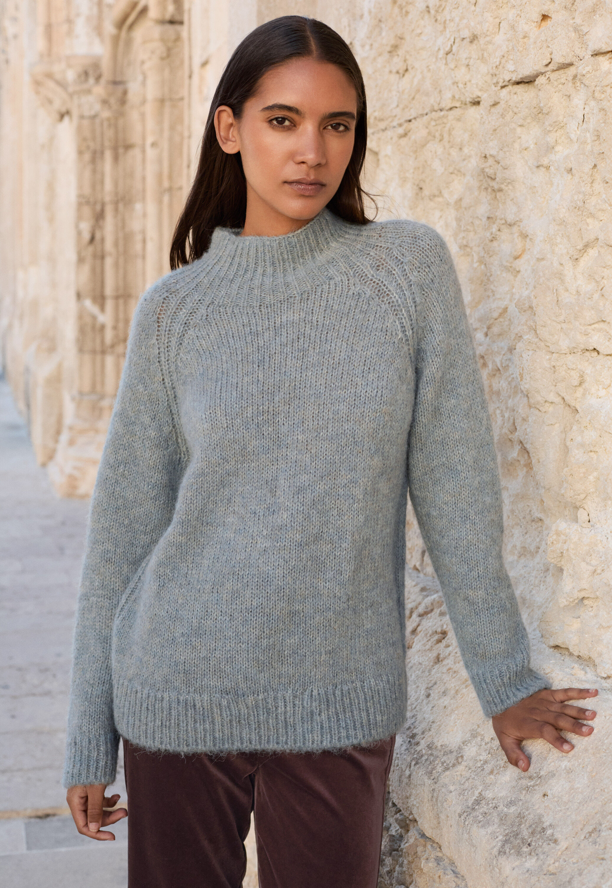 Round-neck sweater