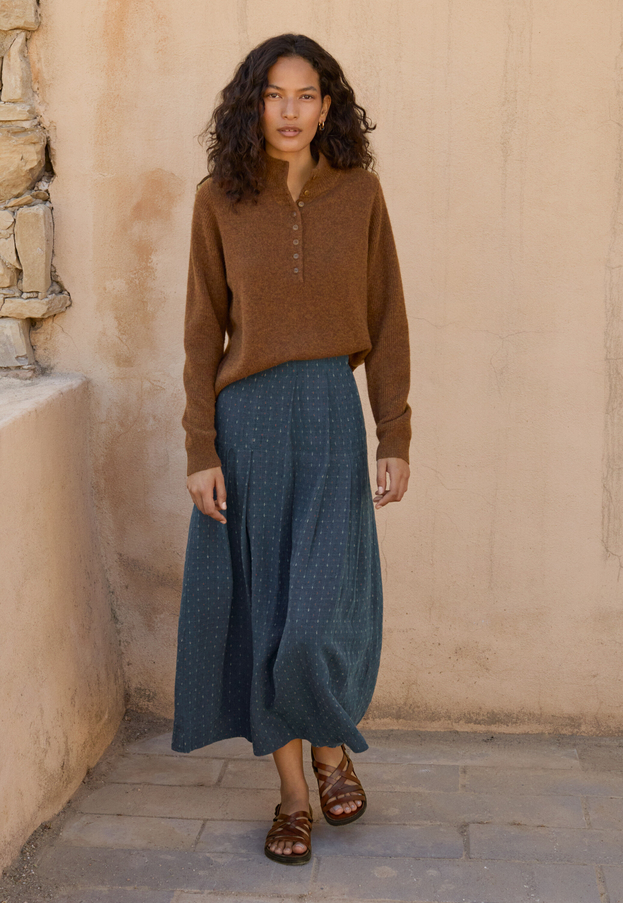 Pleated skirt