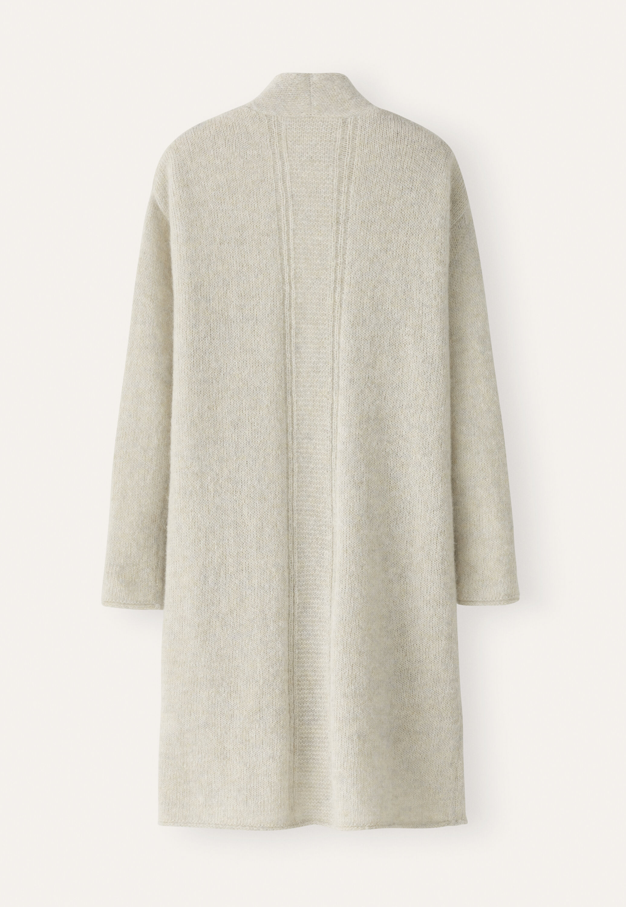 Edge-to-edge cardigan, Natural stone, large