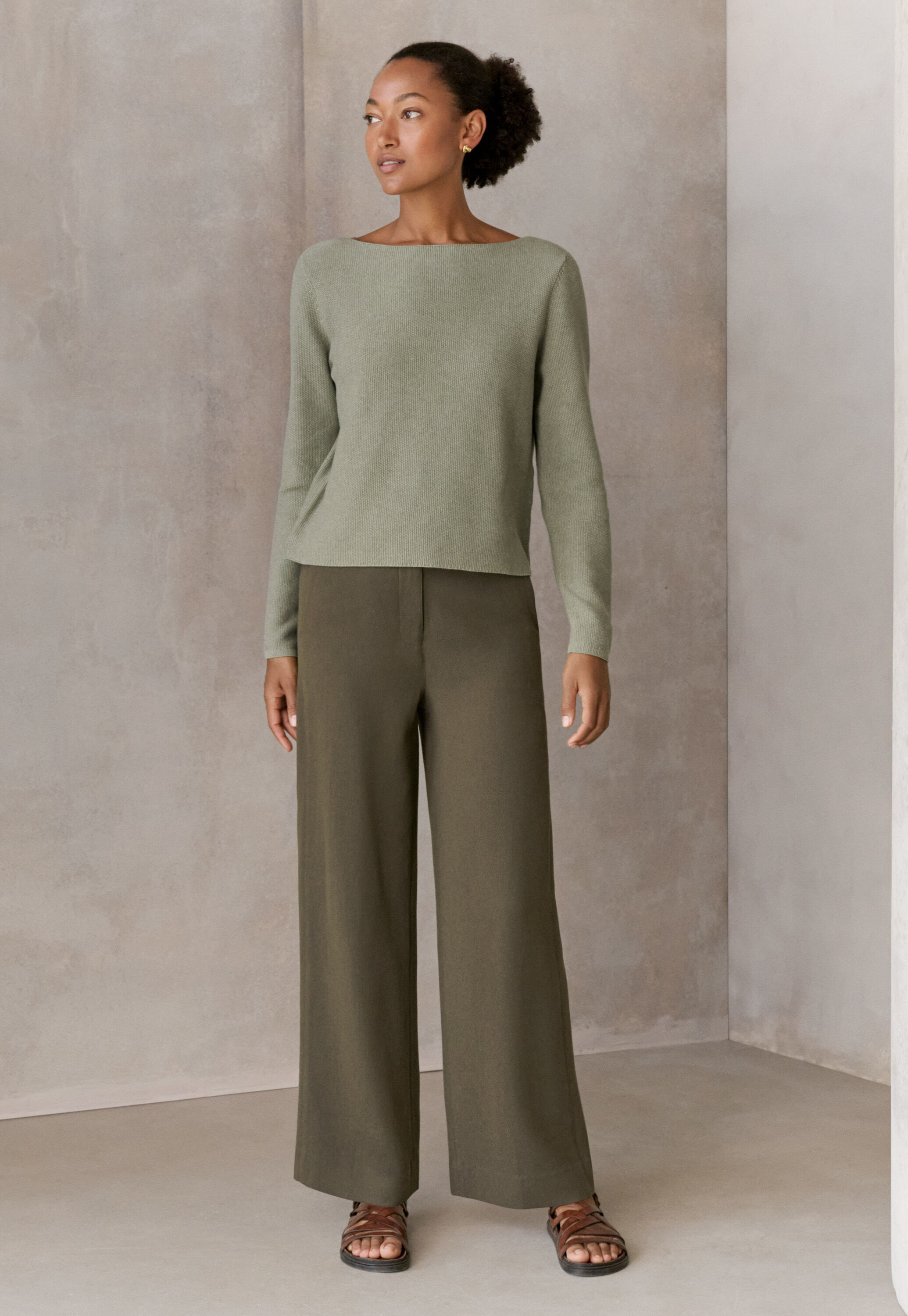 Soft tailored trousers