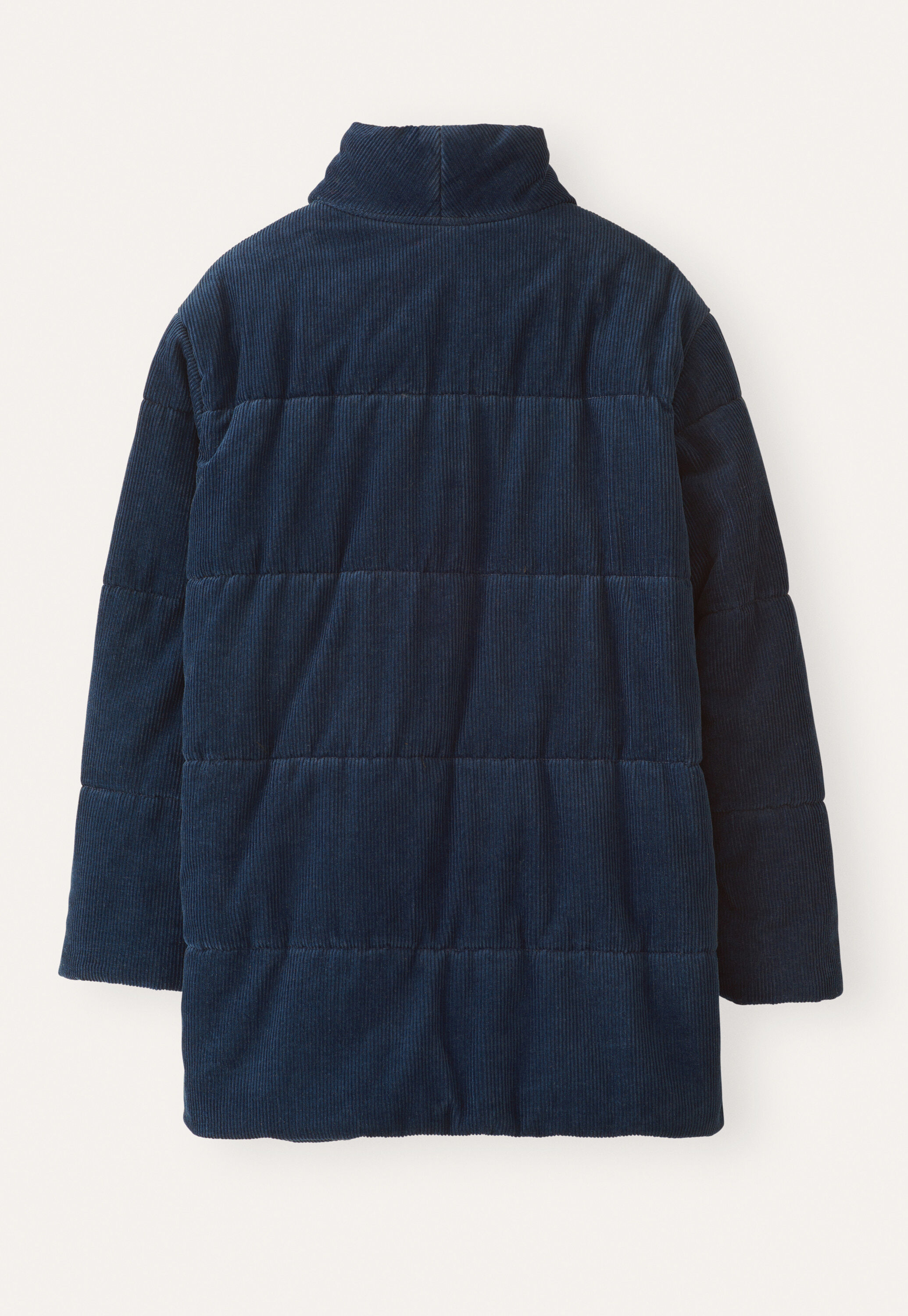 Padded shawl-collar coat