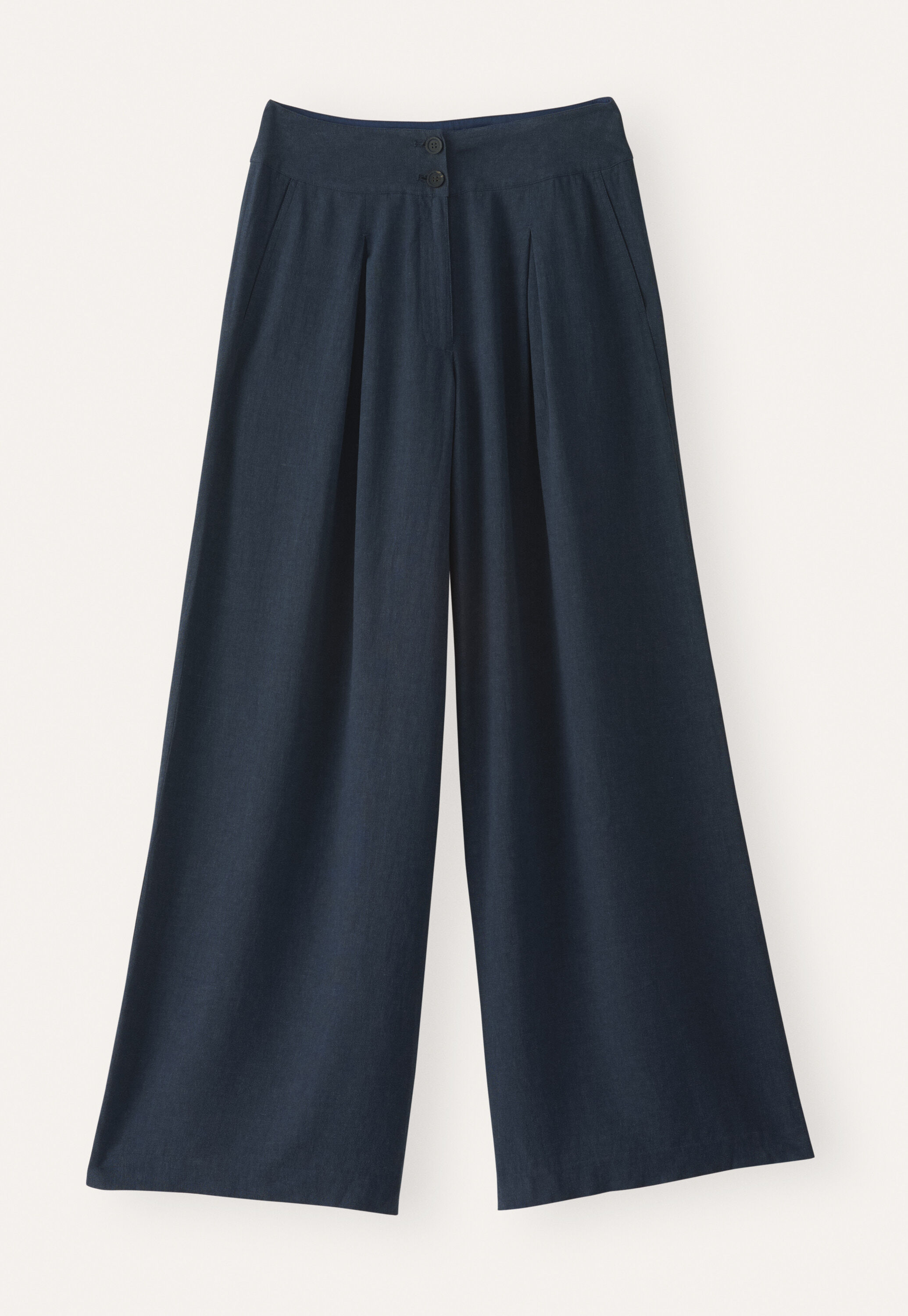 Wide-leg trousers, Midnight, large