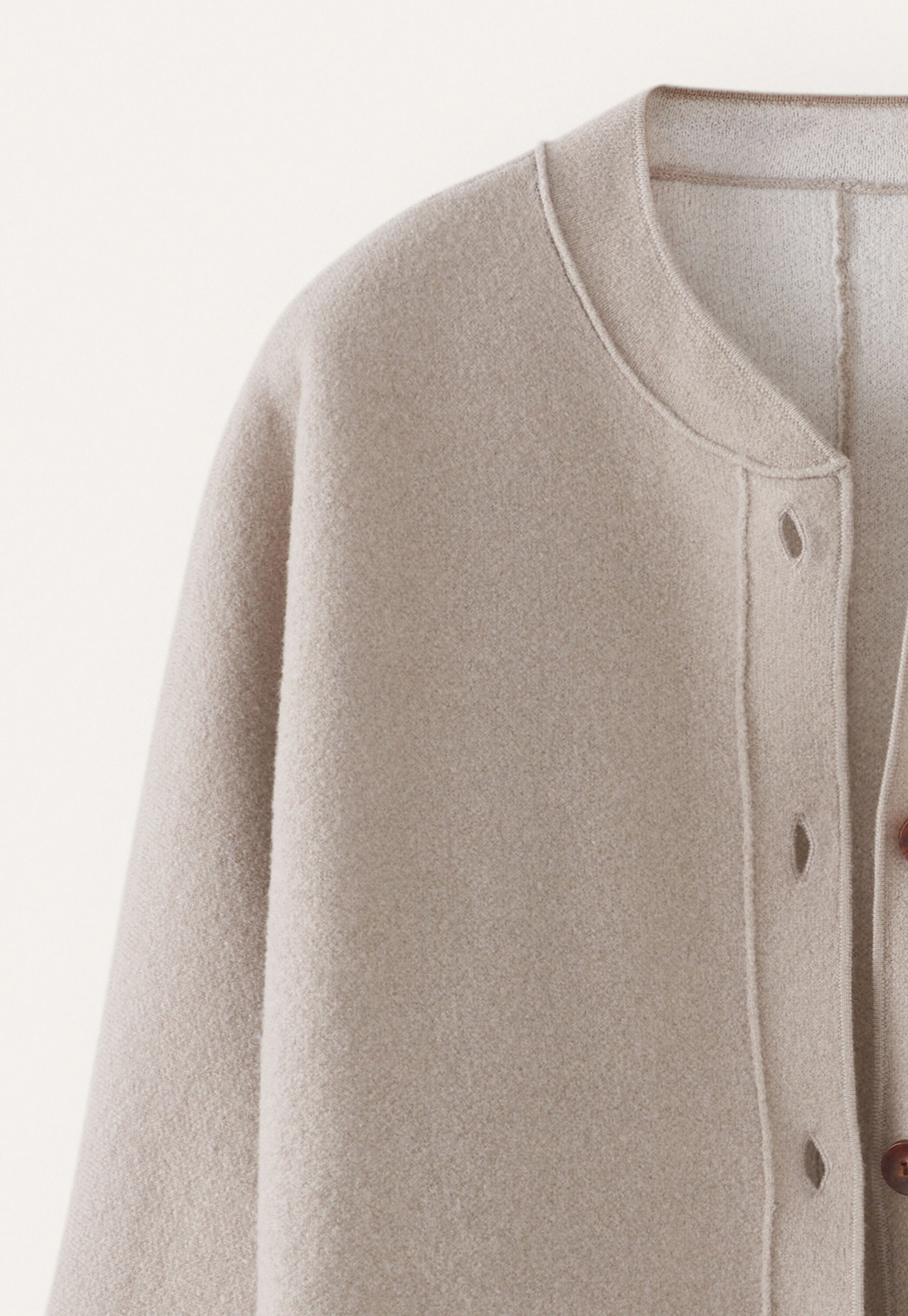 Plaited boiled jacket