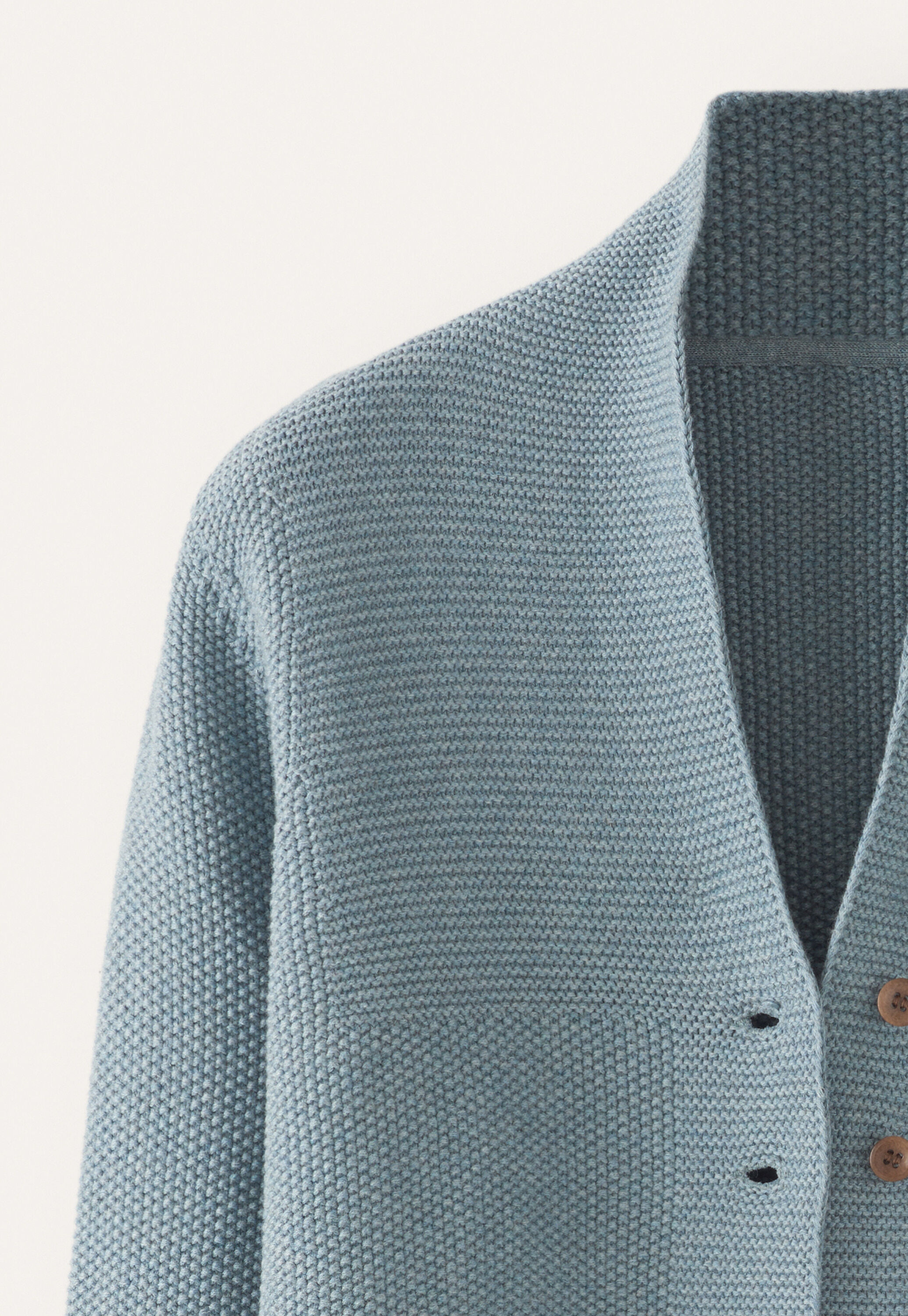 Button-front cardigan