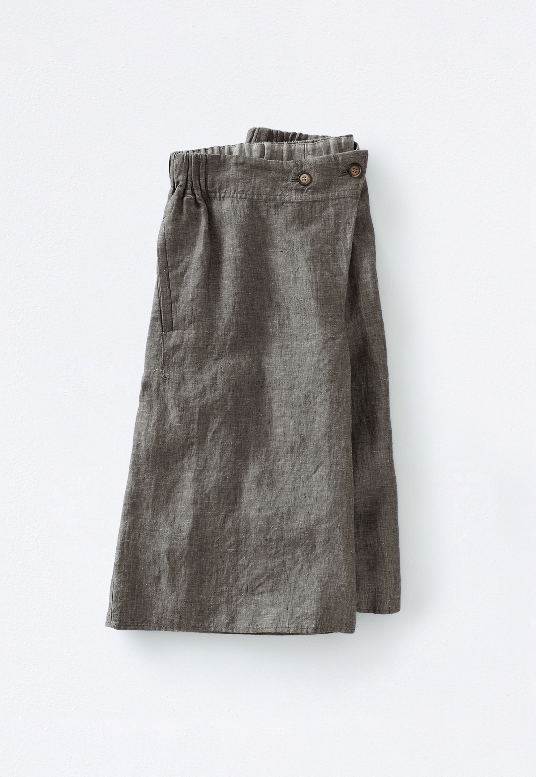 Knee-length culottes