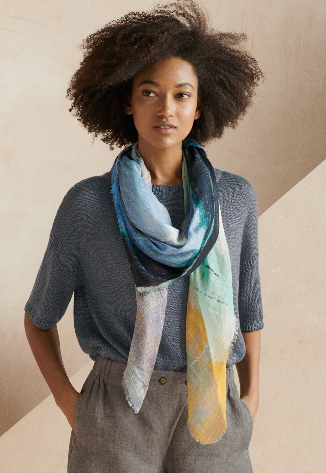Printed scarf