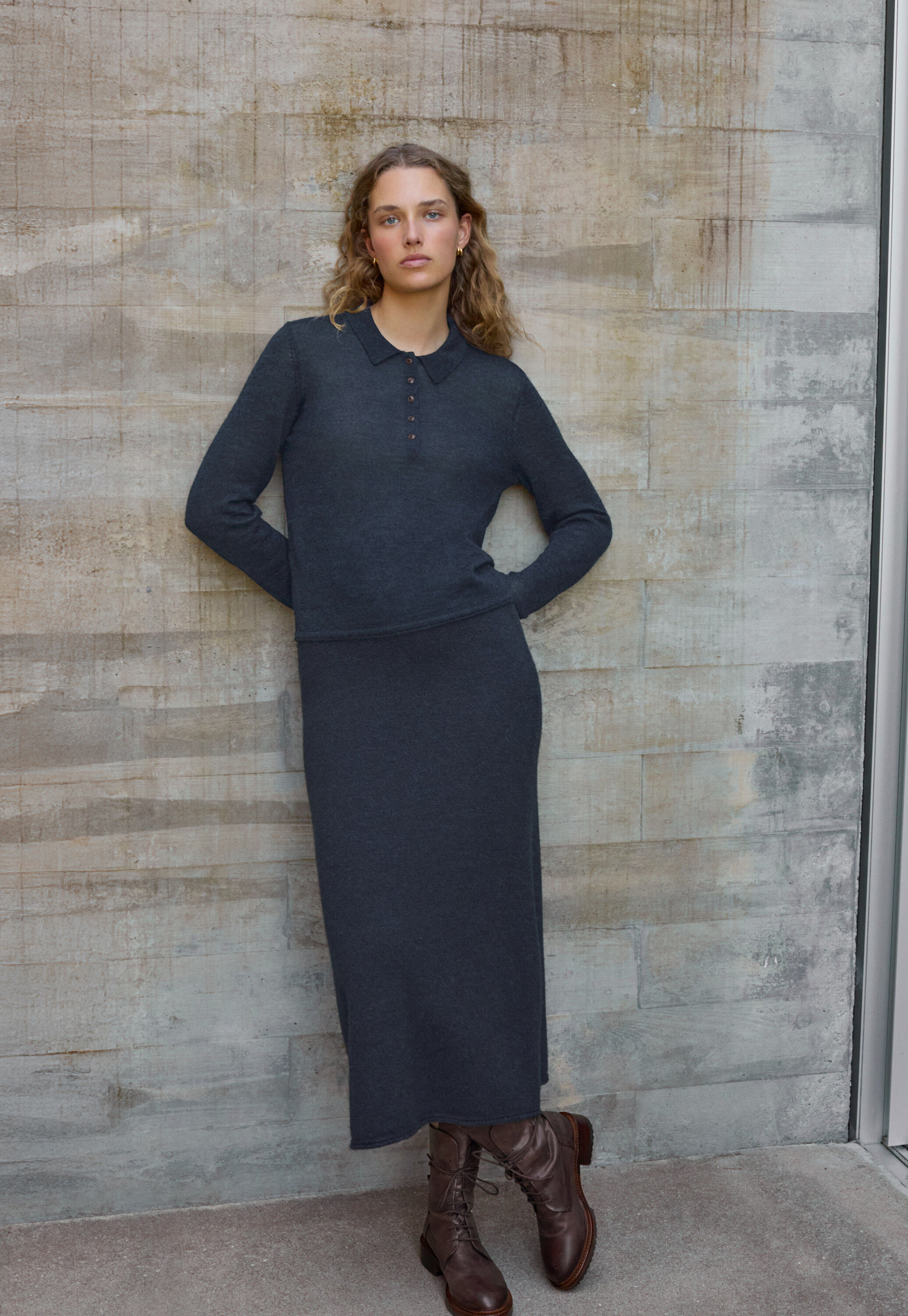 Edge-to-edge cardigan