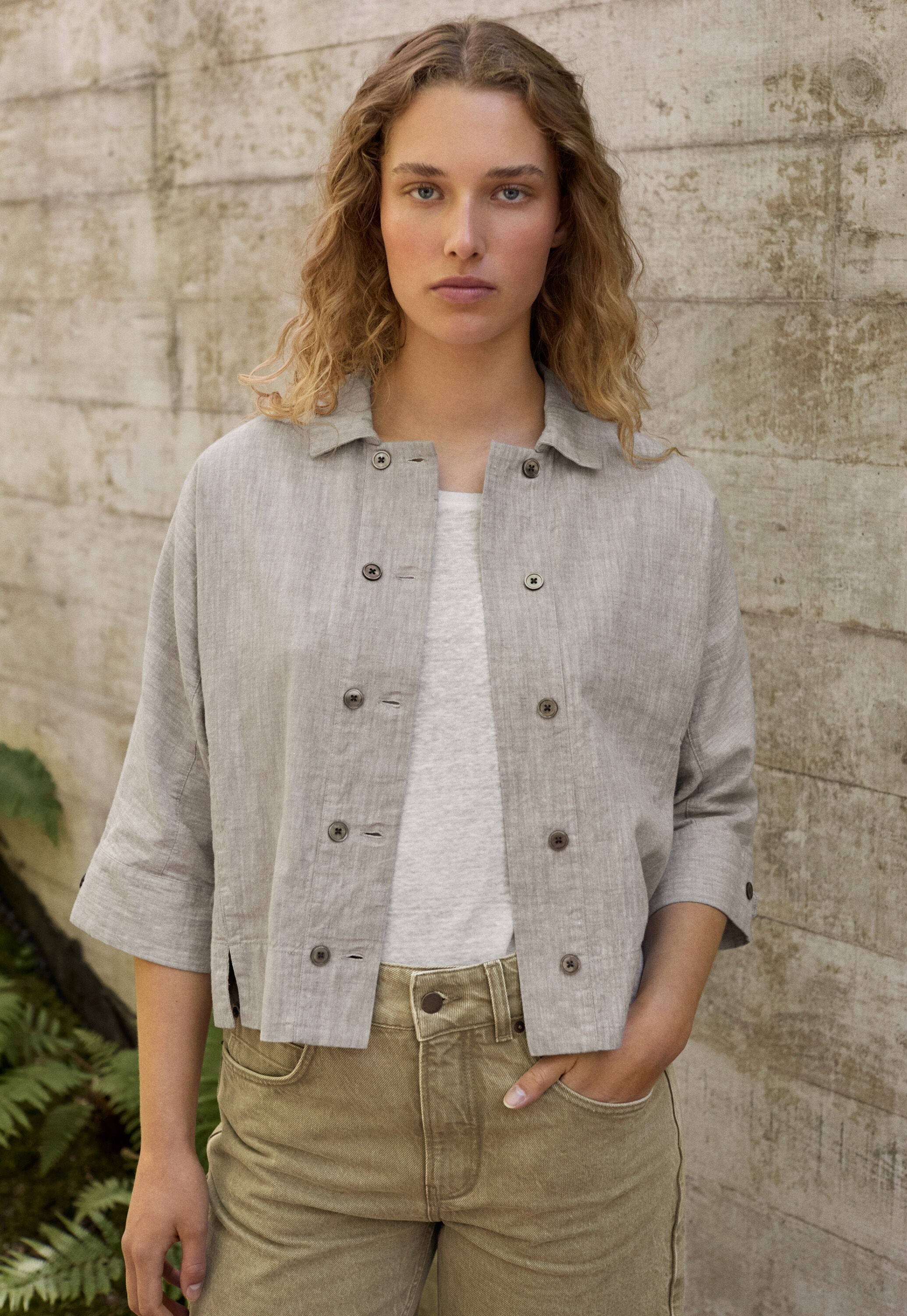 Edge-to-edge cardigan