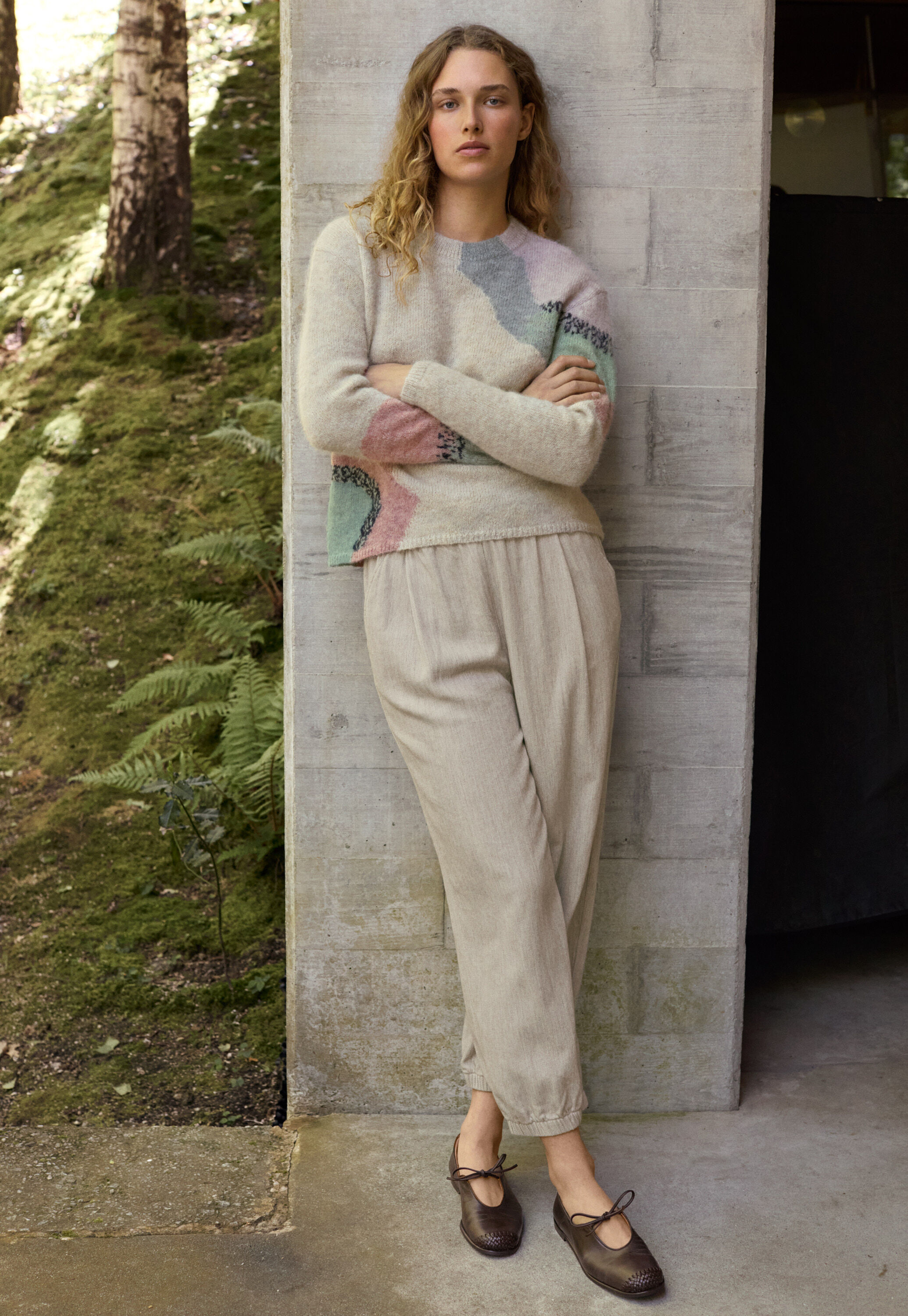 Edge-to-edge cardigan