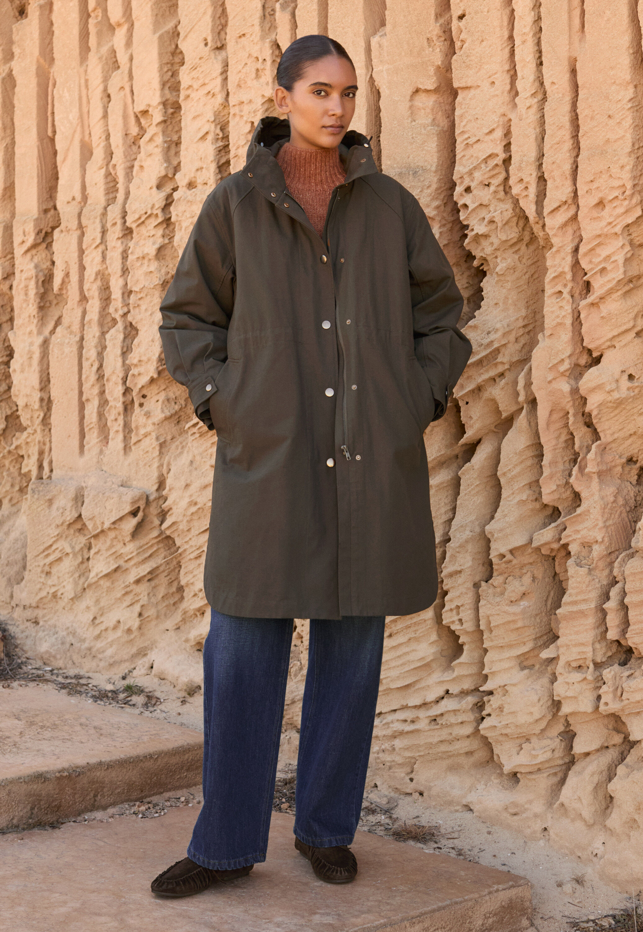 Hooded parka