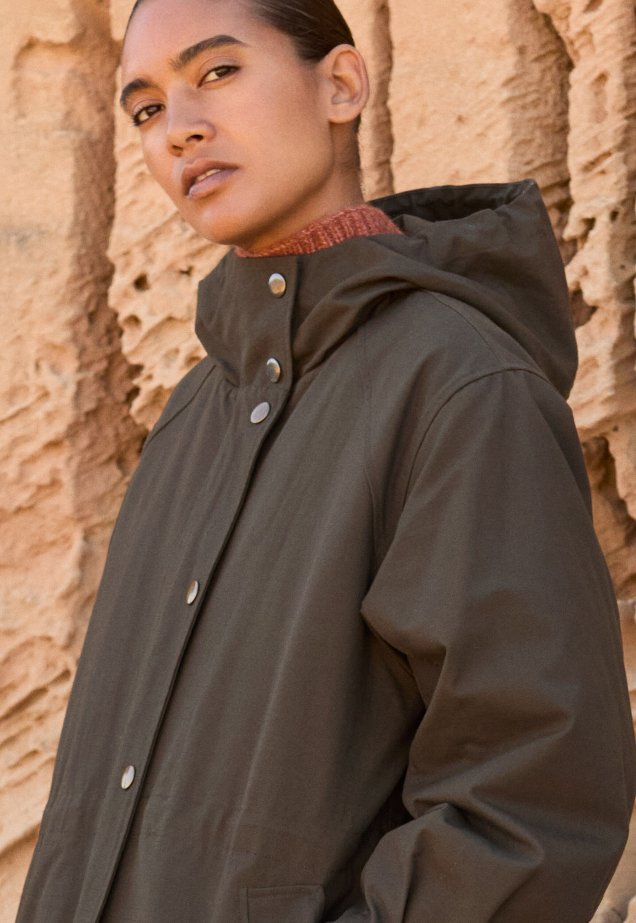 Hooded parka