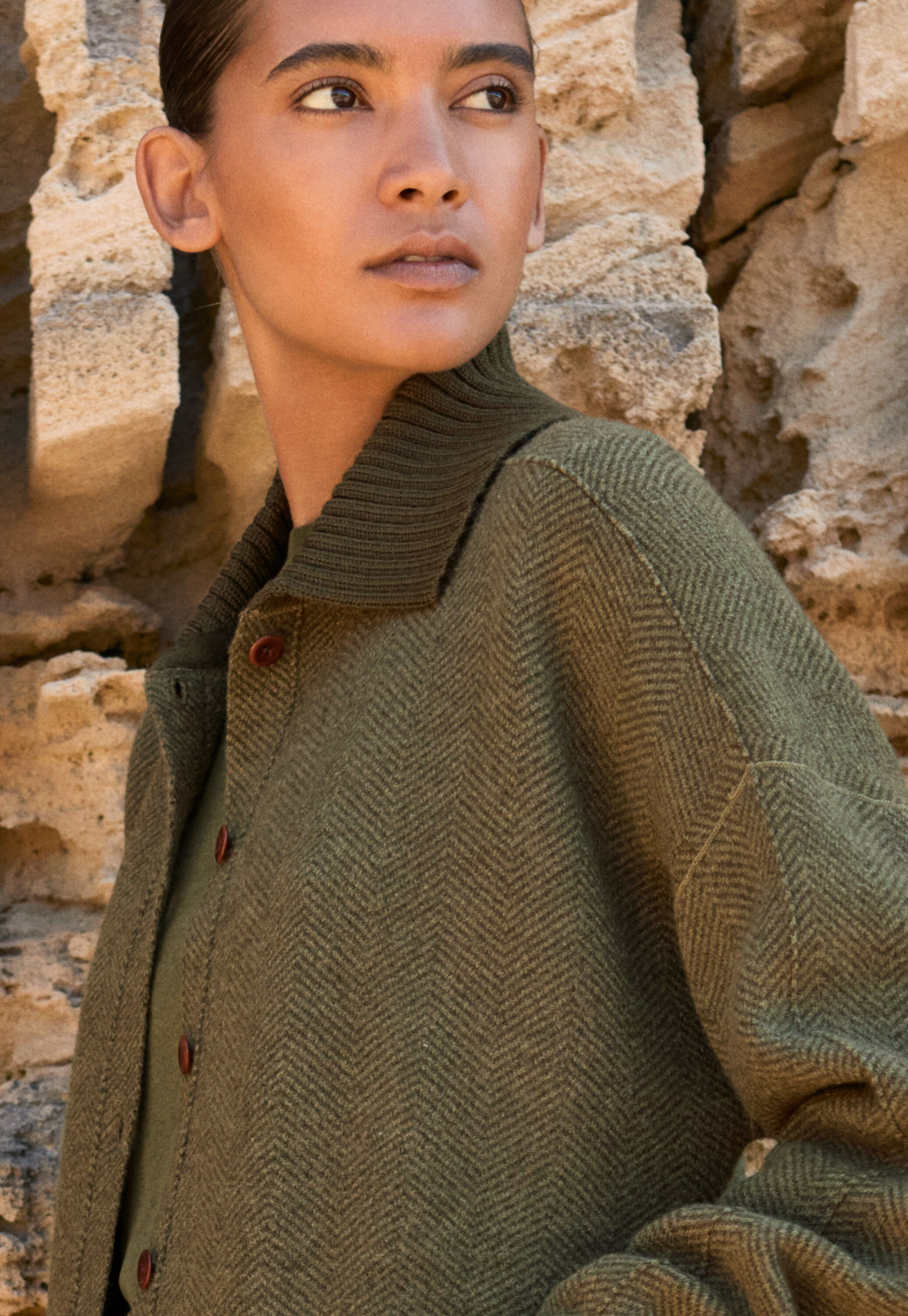 Edge-to-edge cardigan