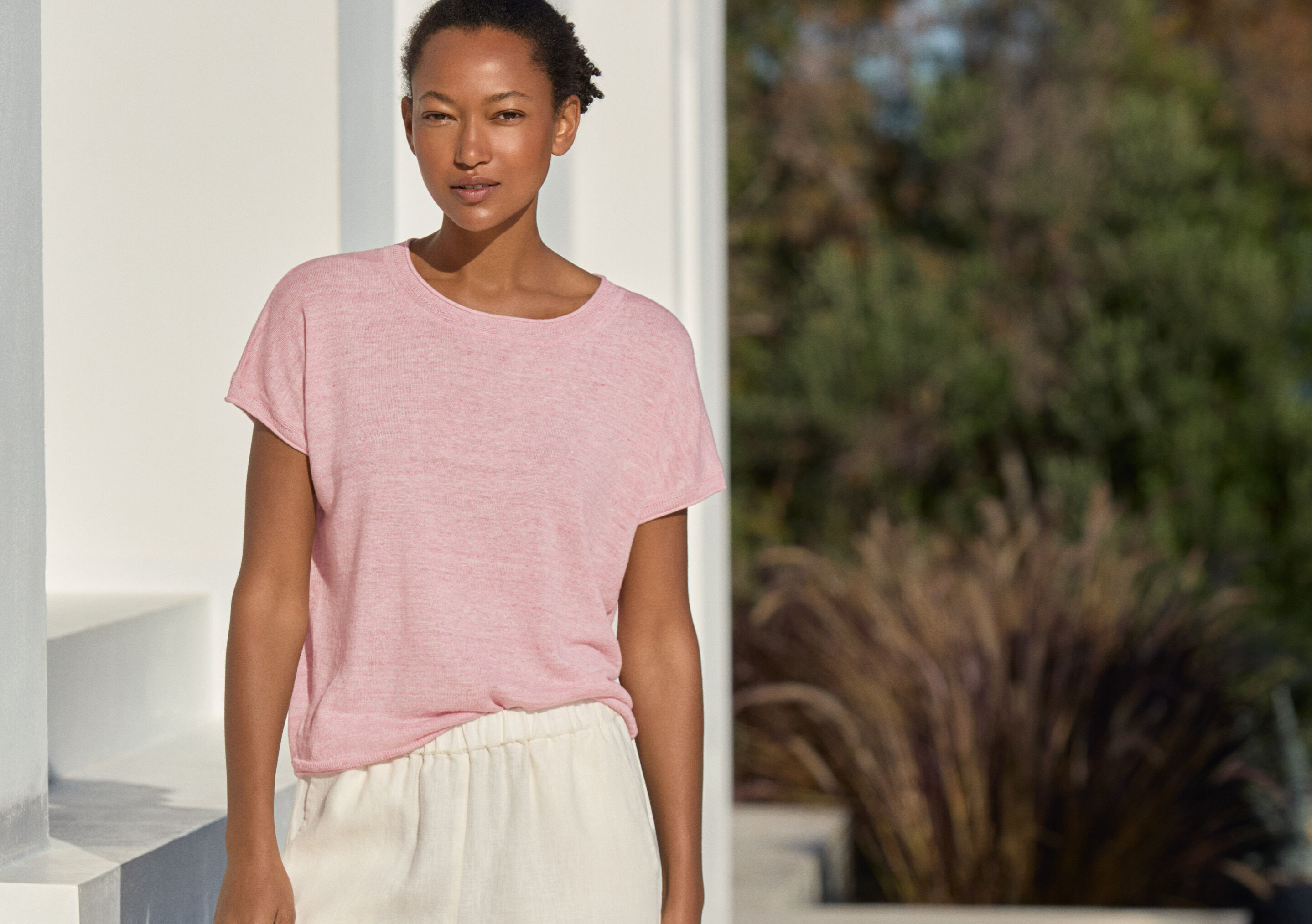 Round-neck top