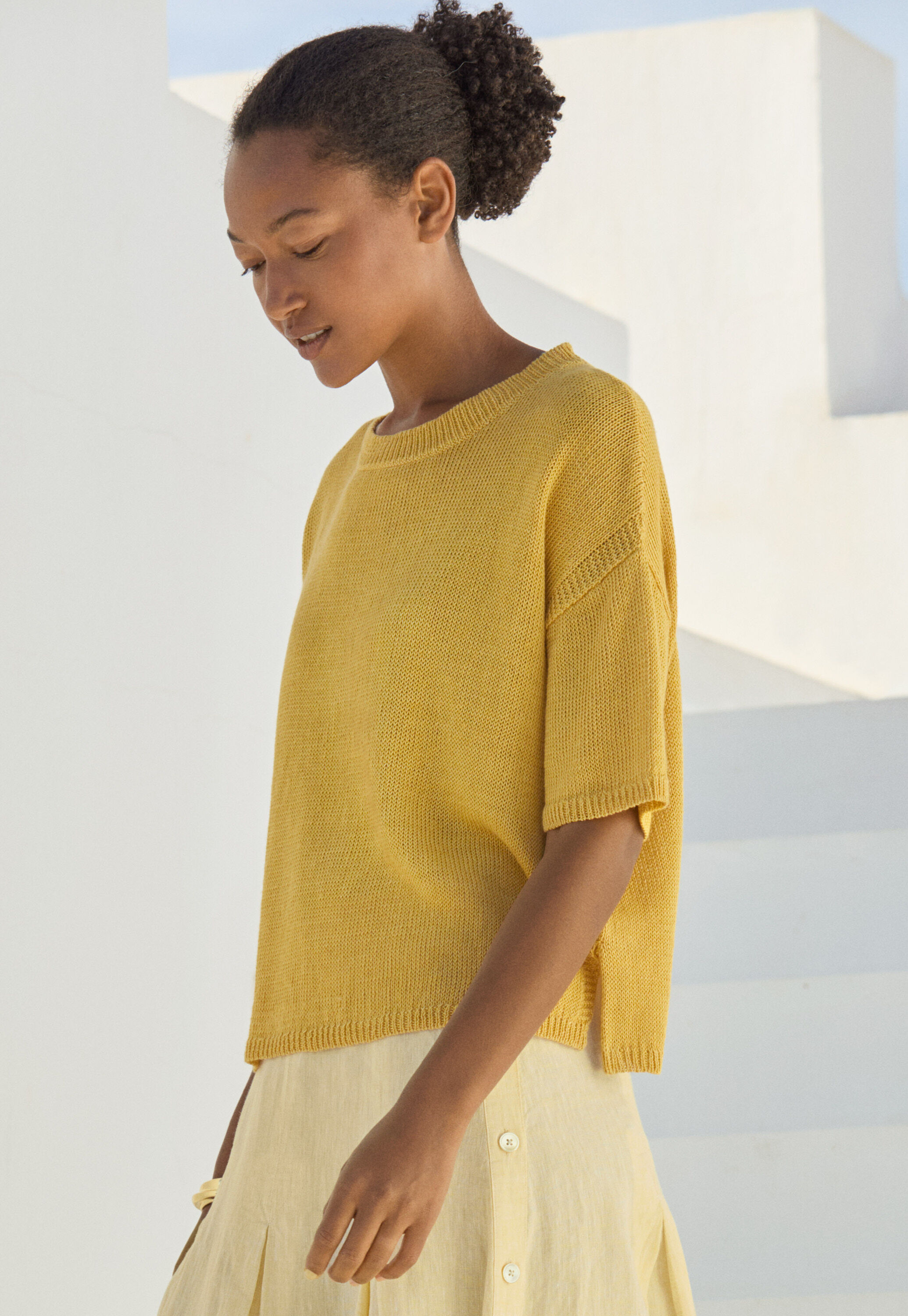 Round-neck top