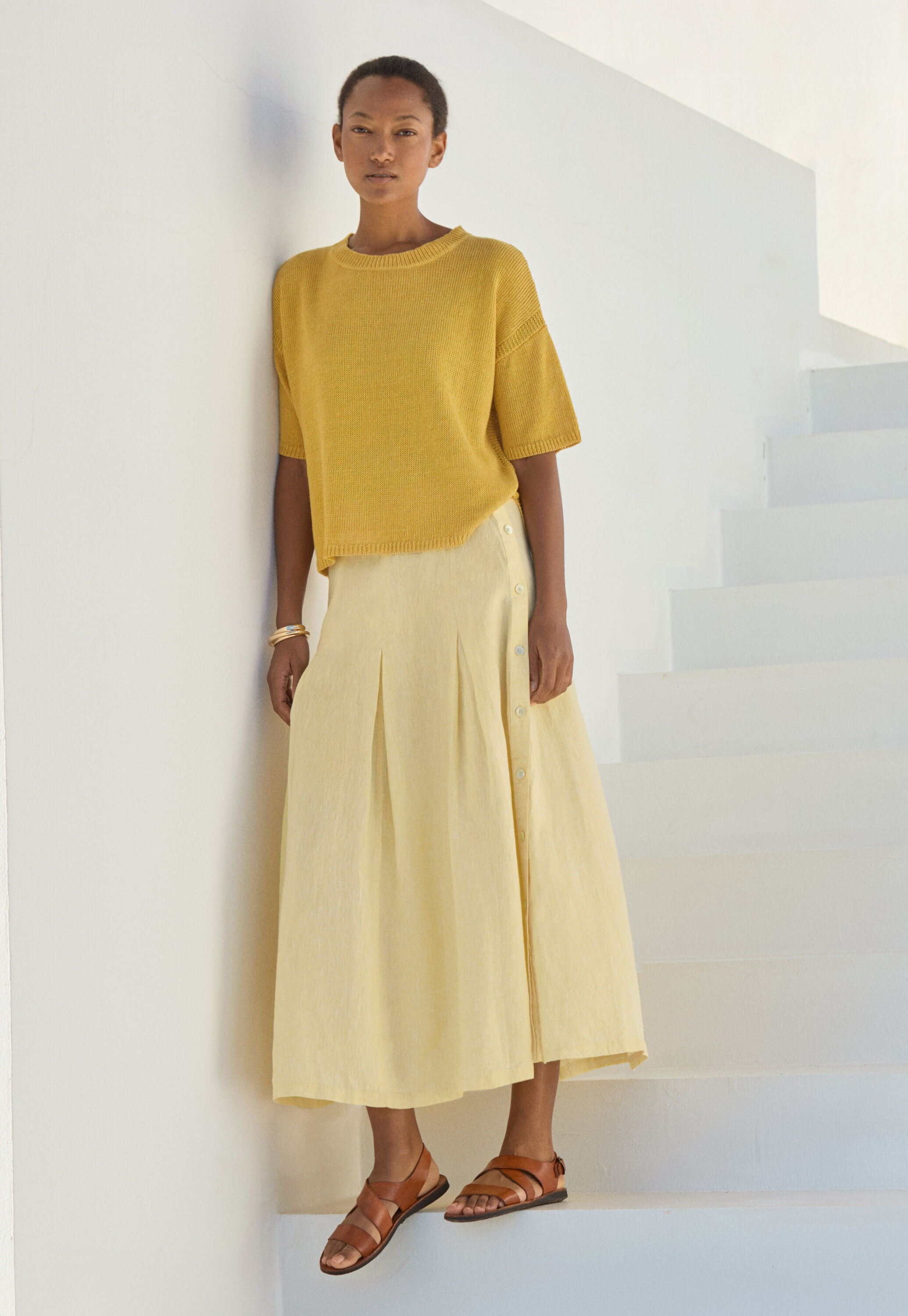 Round-neck top