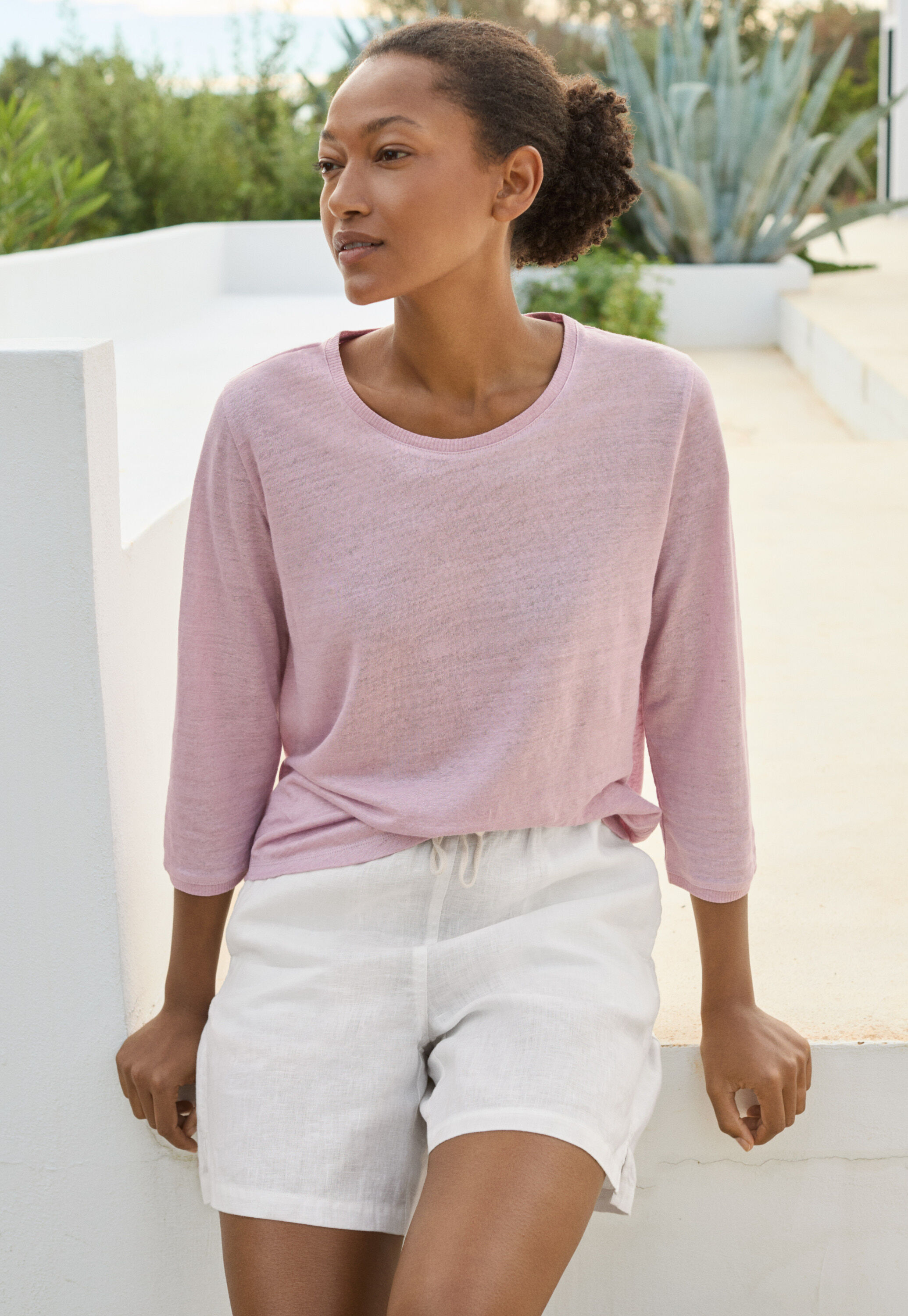 Round-neck top