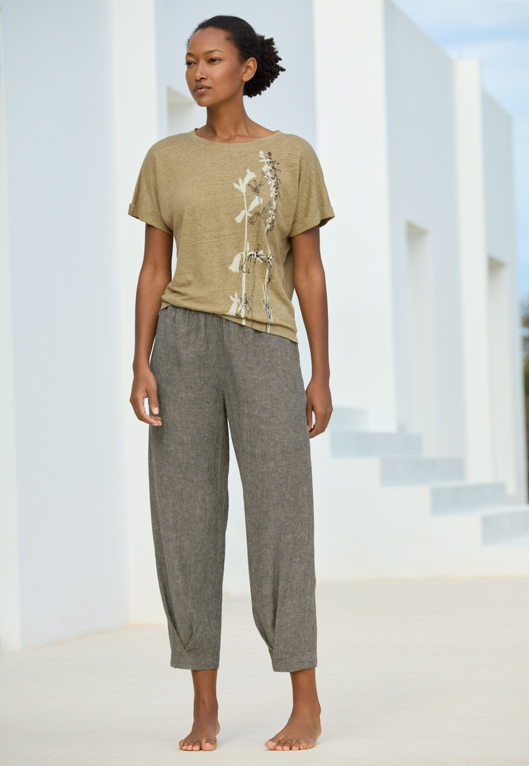 Round-neck top