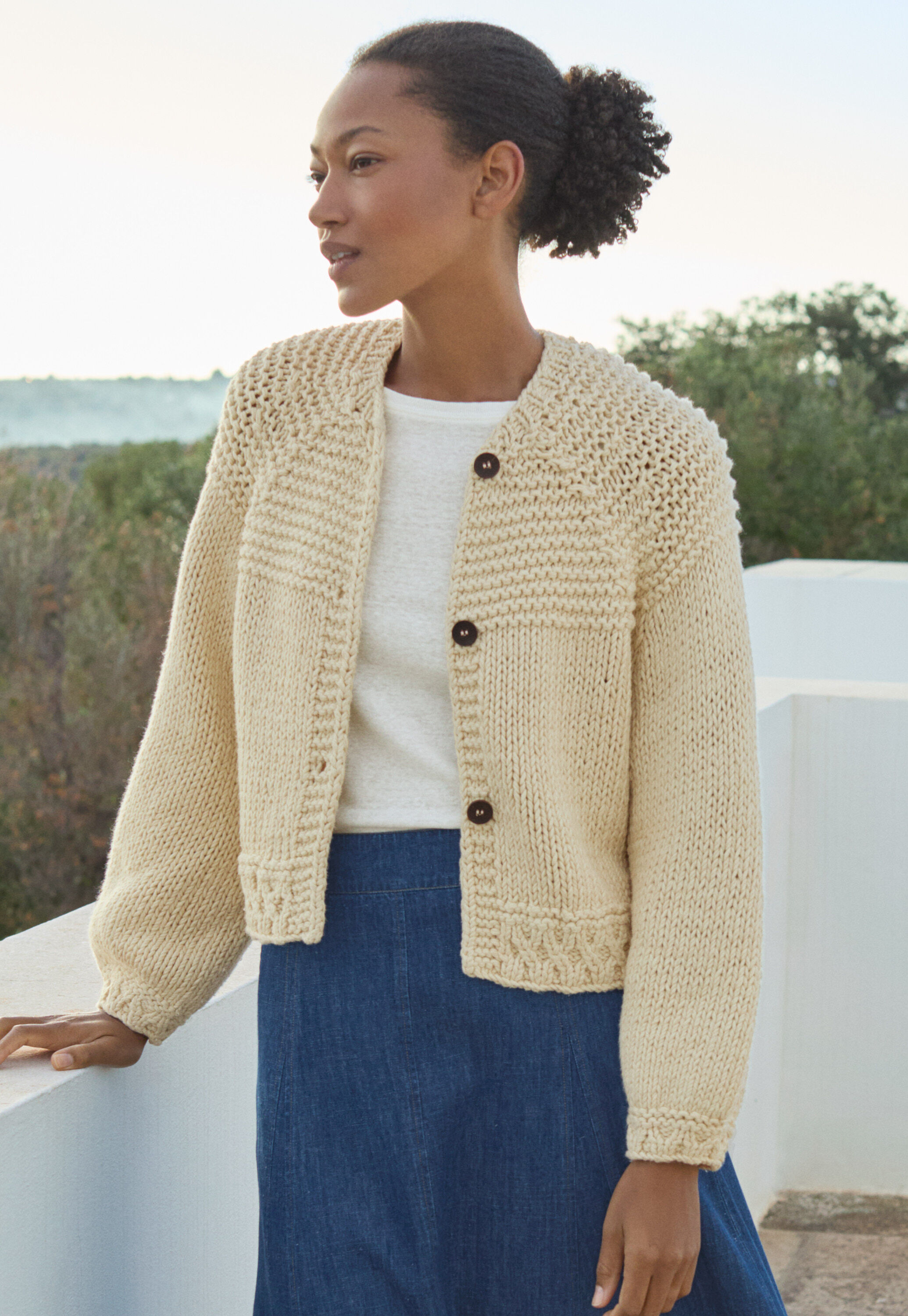 Round-neck top